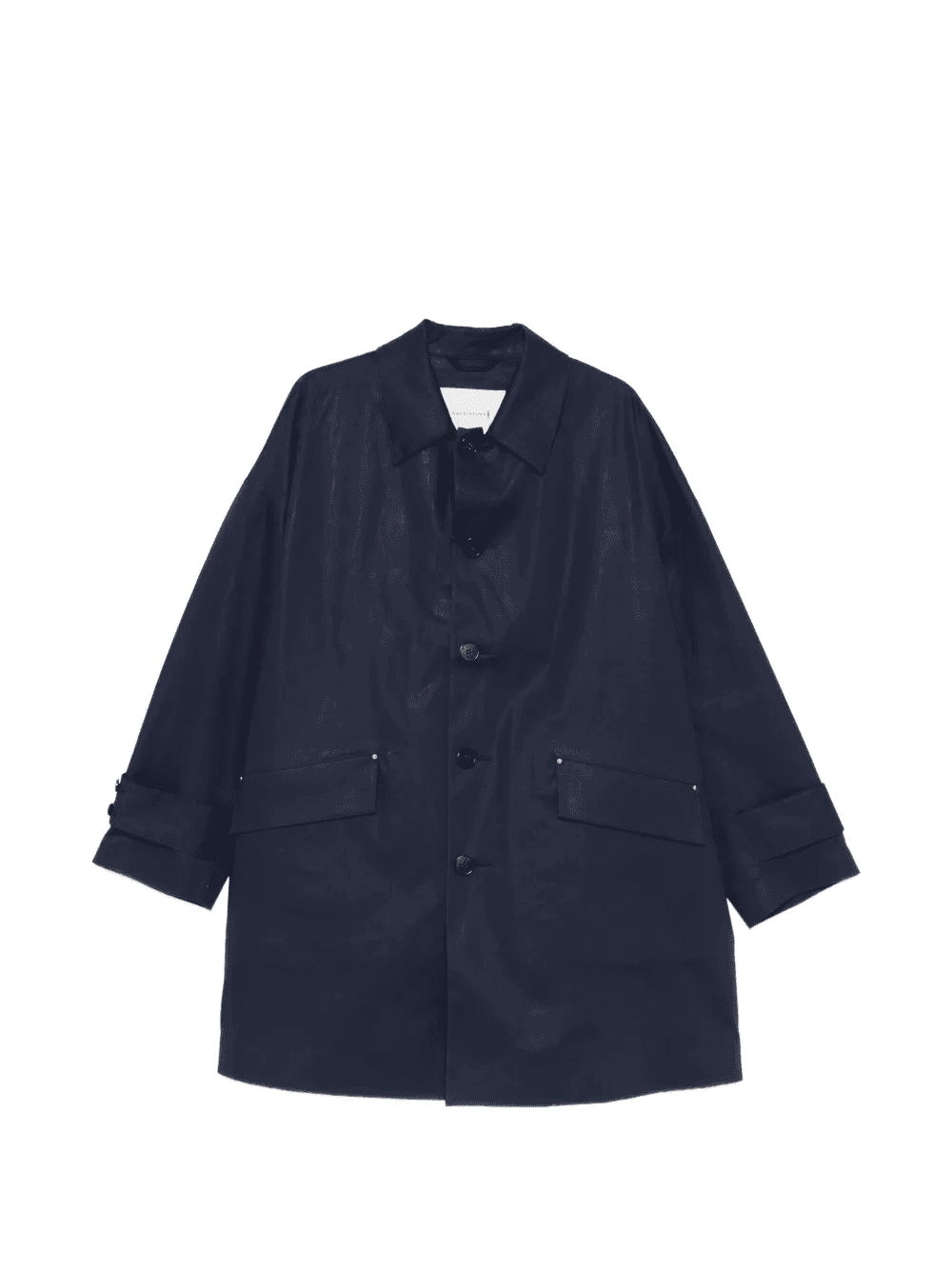 Humbie buttoned flap-pocket coat - Image 1