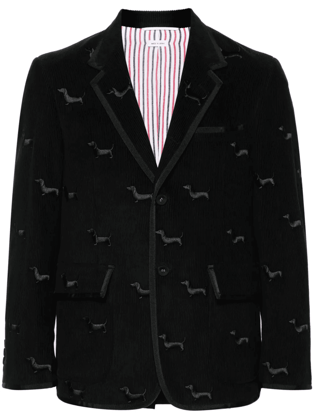 Hector-motif corduroy blazer - Image 1