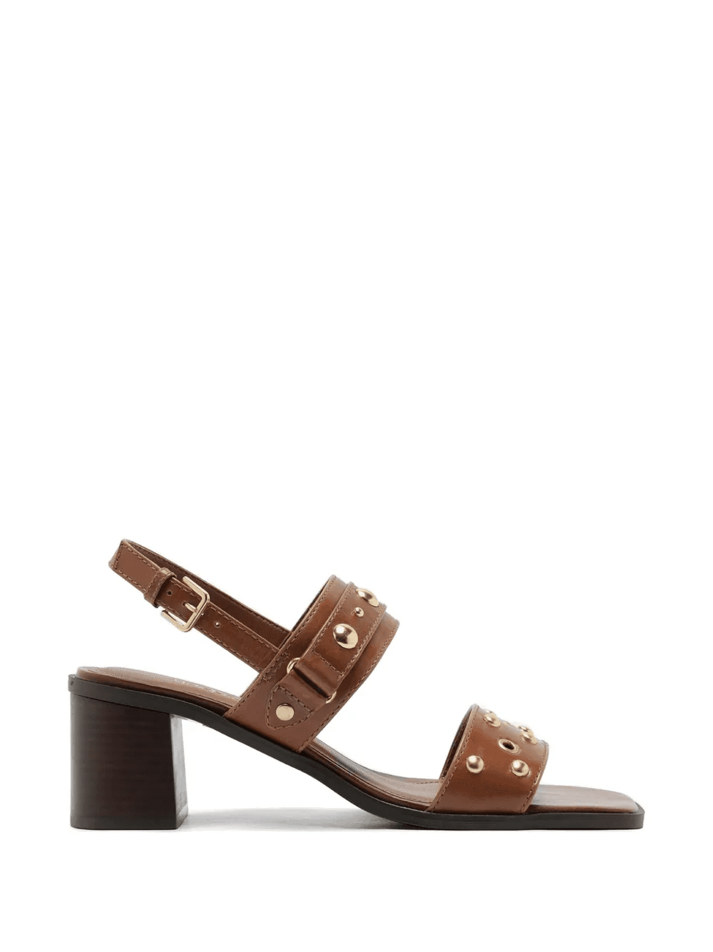 stud-embellished leather sandals - Image 1