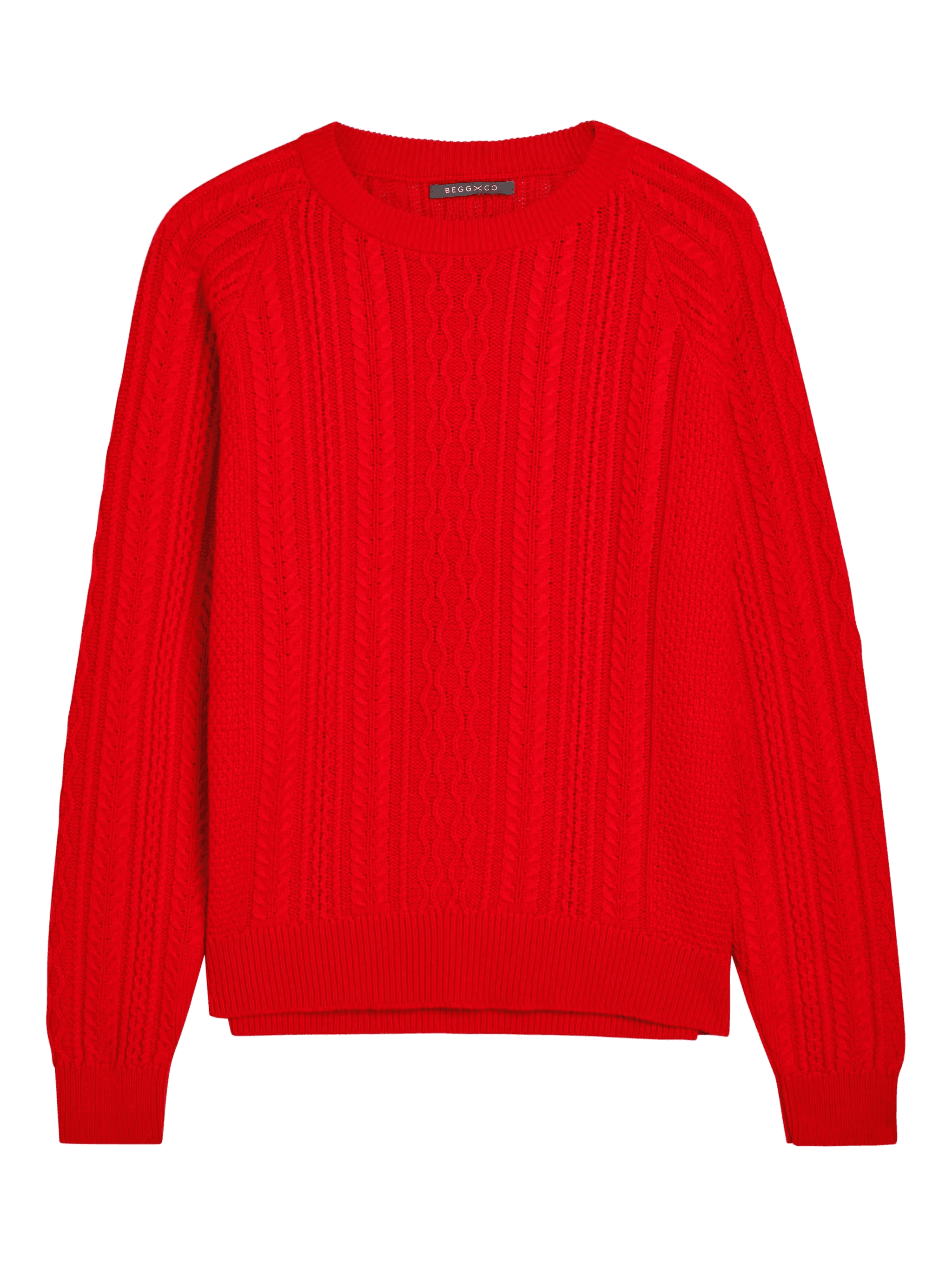 cable-knit crew-neck sweater - Image 1