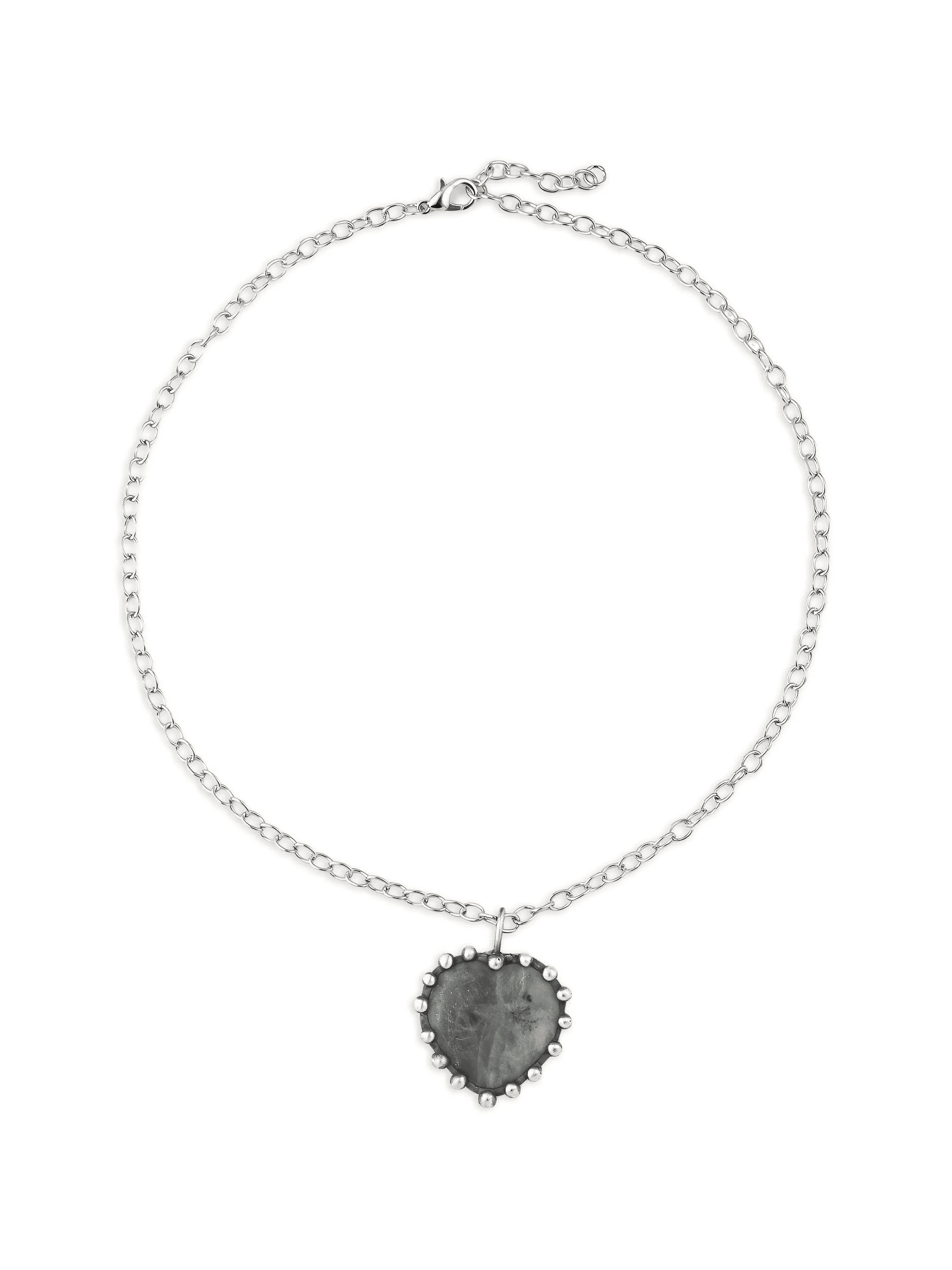 heart pendant chain necklace - Image 1