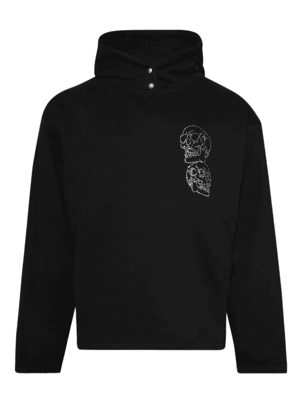 crystal-embellished hoodie - Image 1