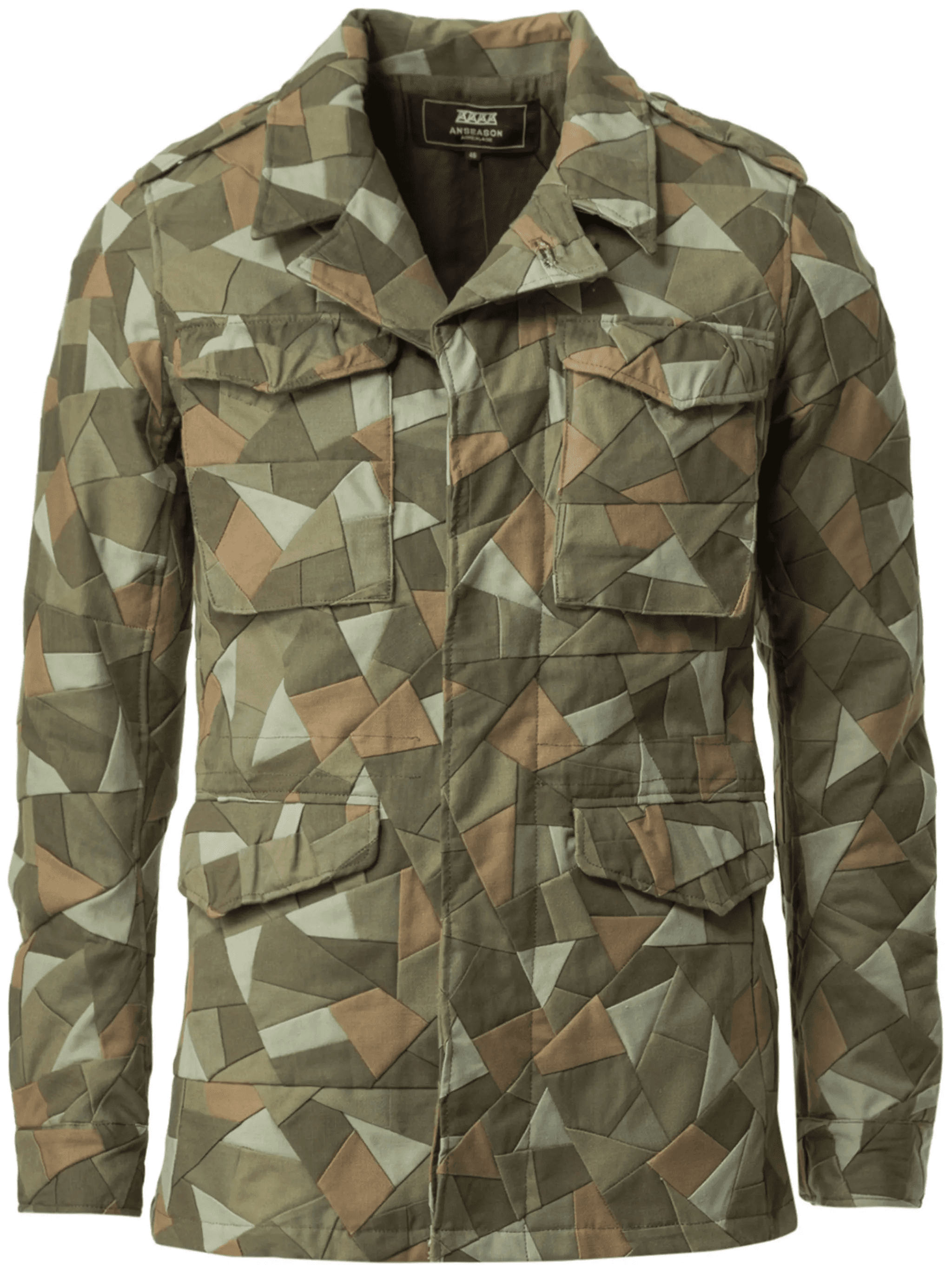 patchwork cargo jacket - Image 1