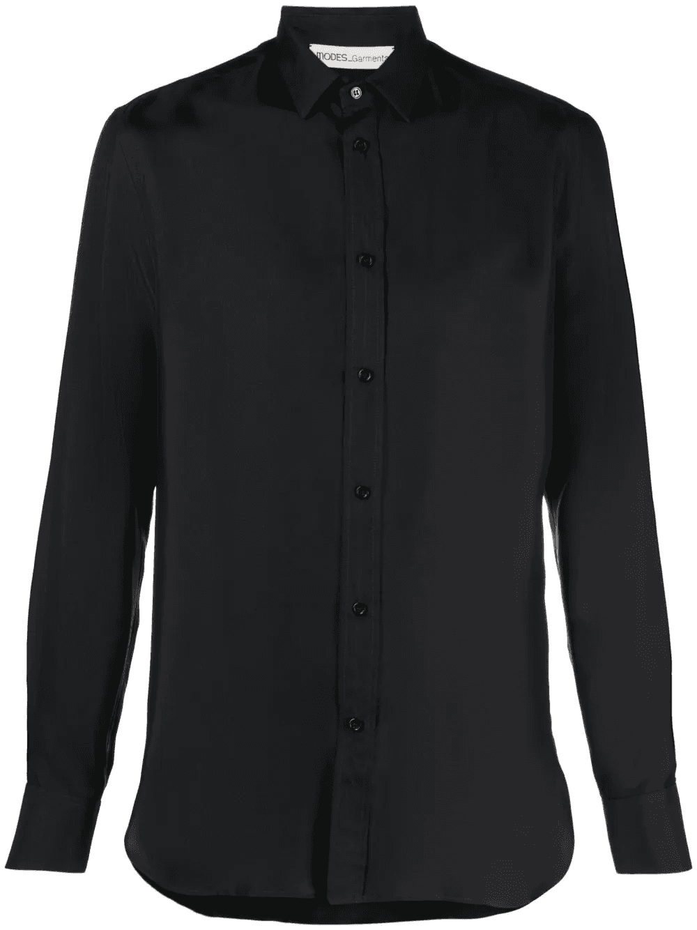 buttoned silk shirt - Image 1