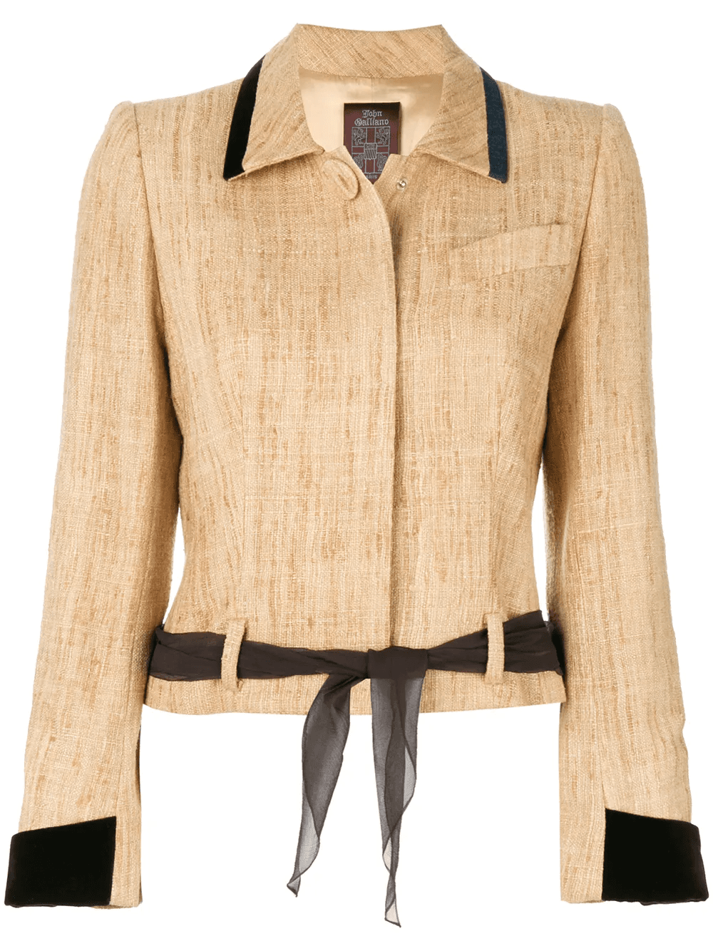 tied waist jacket - Image 1