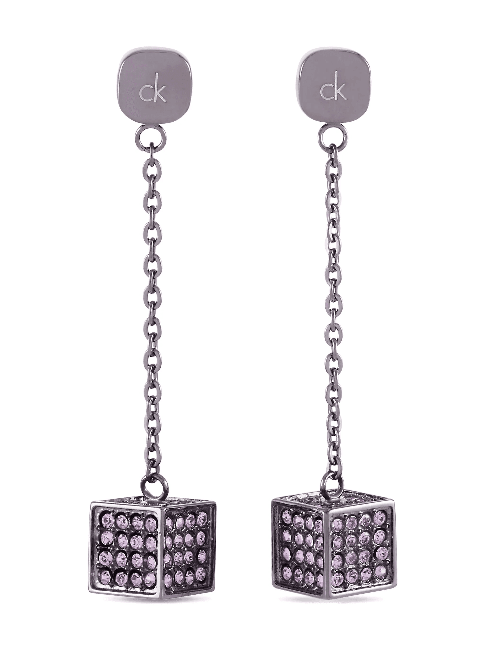 crystal-embellished earrings - Image 1