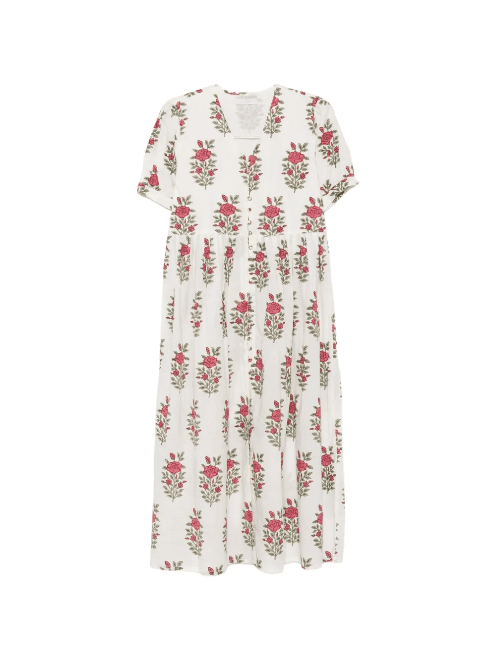 Gemma floral-print short-sleeve dress - Image 1