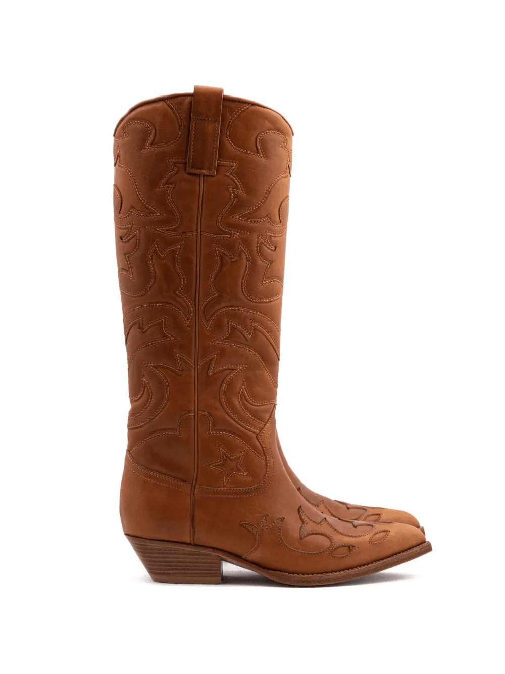 Flee stitched-design cowboy boots - Image 1
