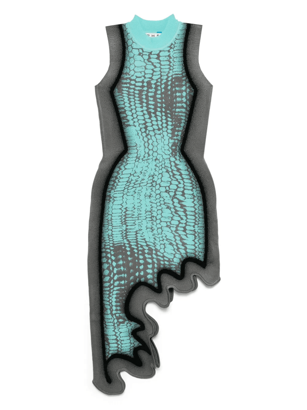 Brooklyn wavy asymmetric dress - Image 1