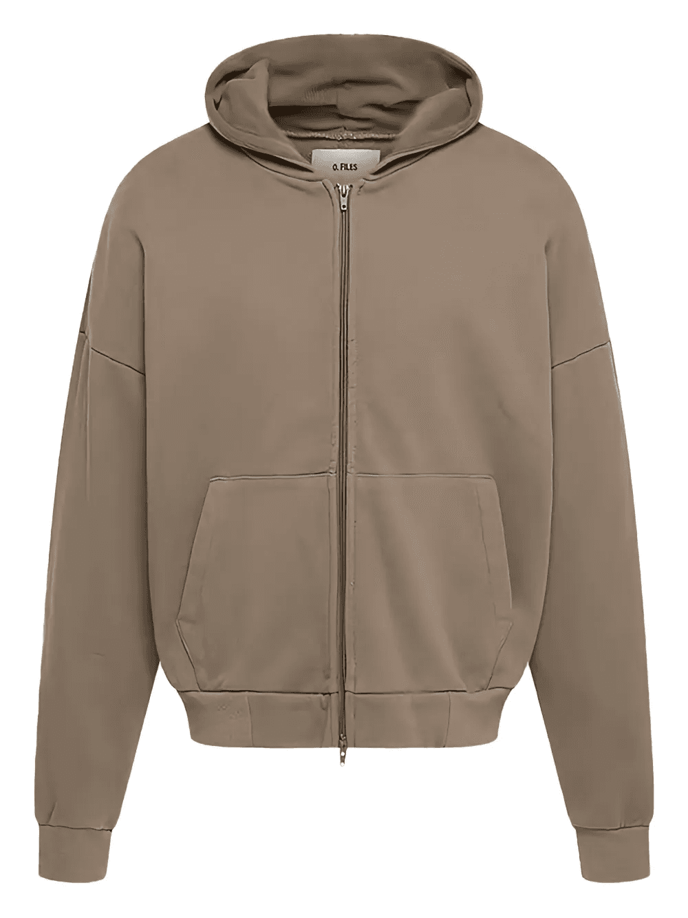 Origami zip-up hoodie - Image 1