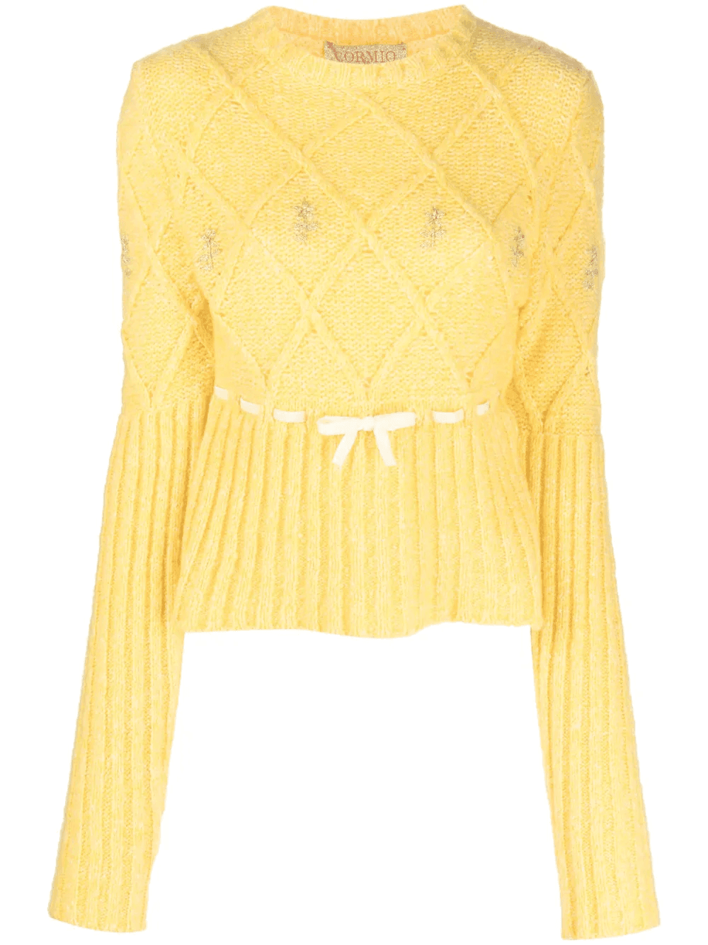 floral-embroidered sweater - Image 1