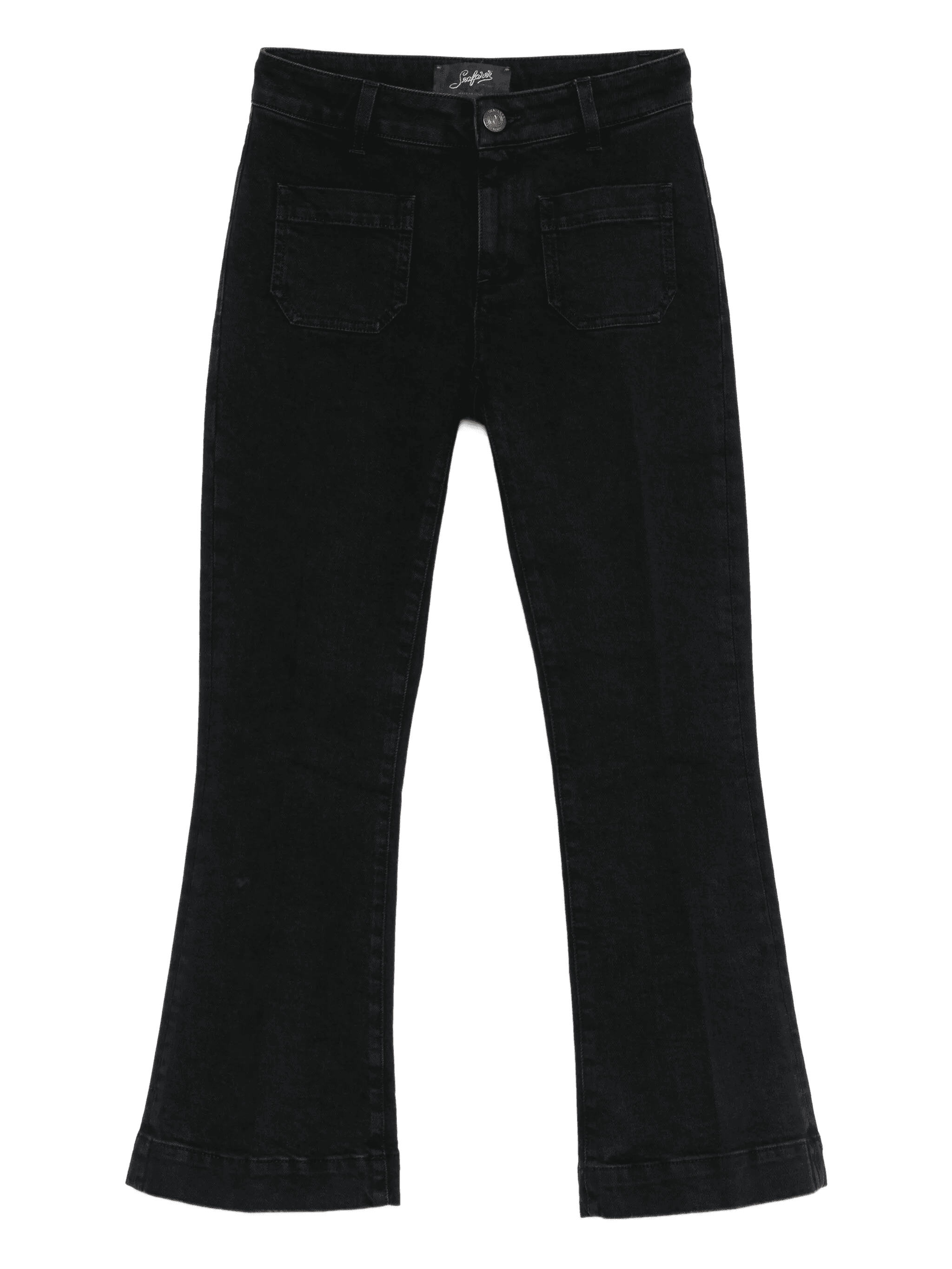 flap-pocket flared jeans - Image 1