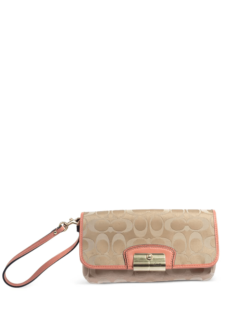 Pre-owned monogram-print clutch bag - Image 1