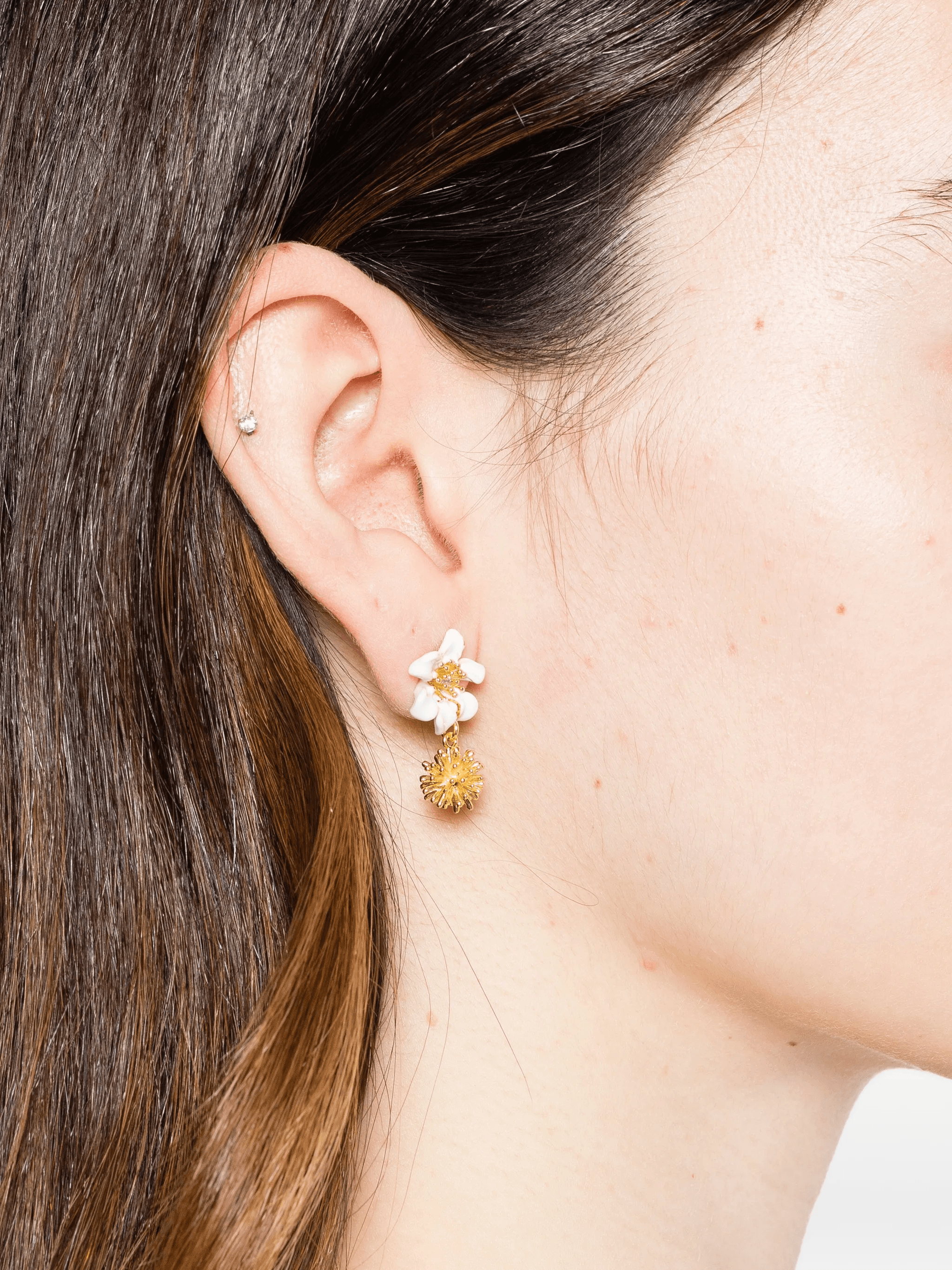 flower earrings - Image 1