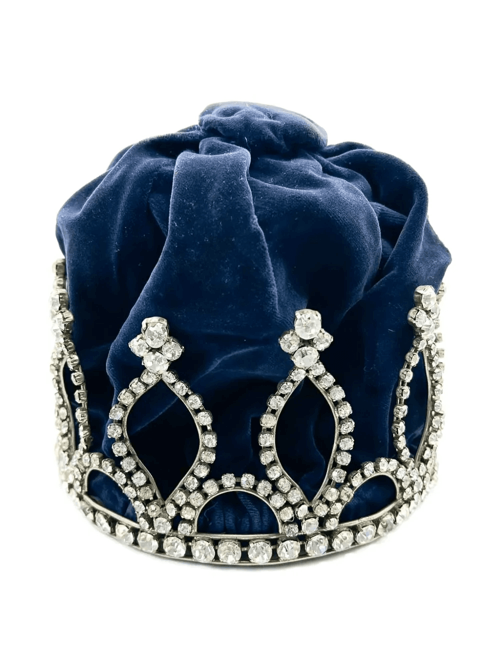 1950s Paste Velvet crown - Image 1