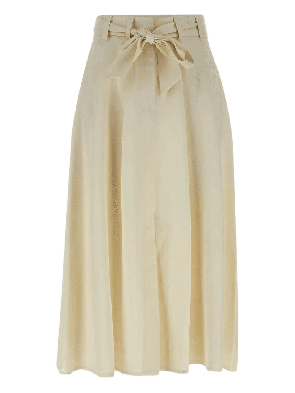 belted A-line midi skirt - Image 1