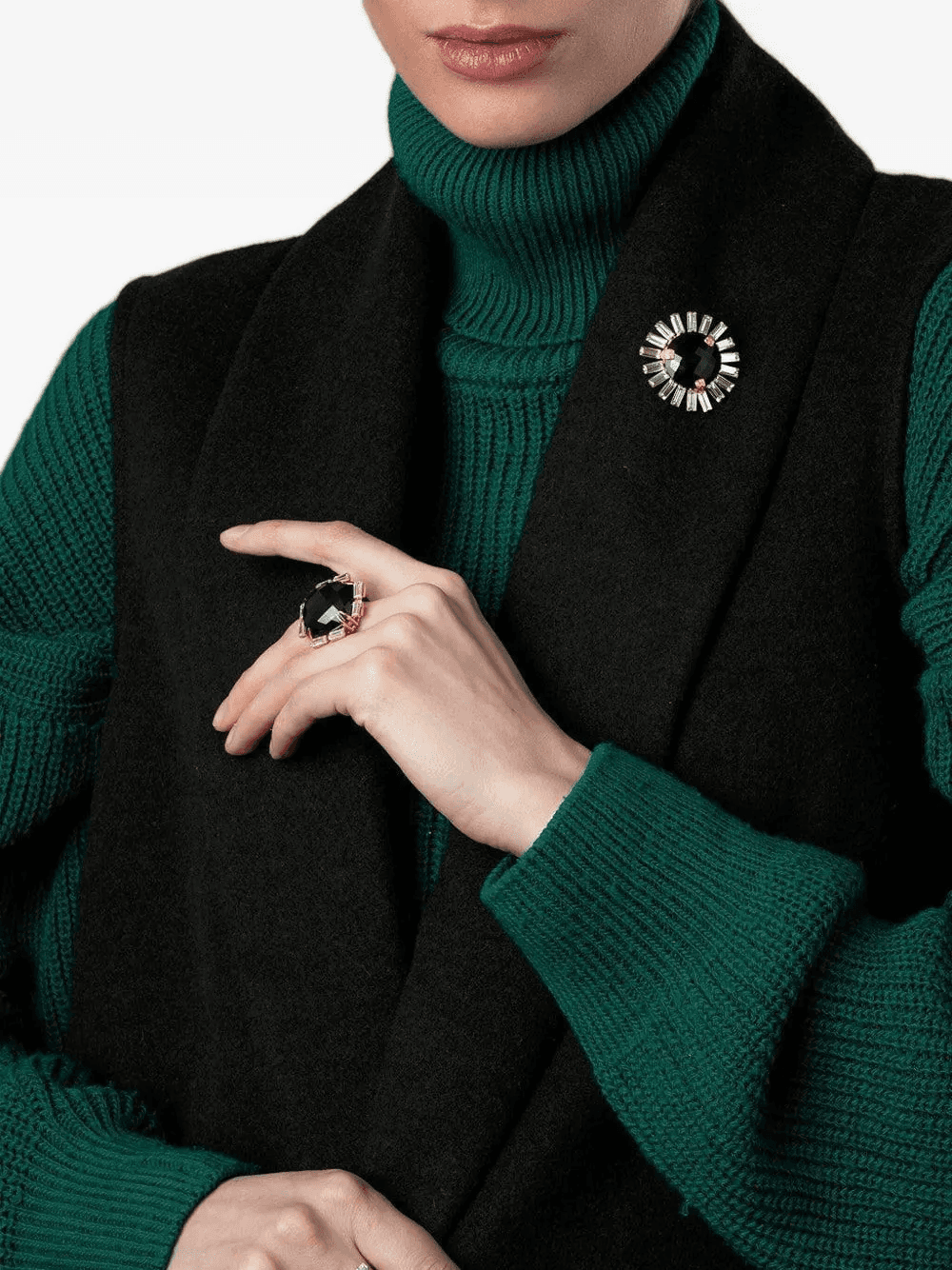 Lilith onyx quartz ring - Image 1