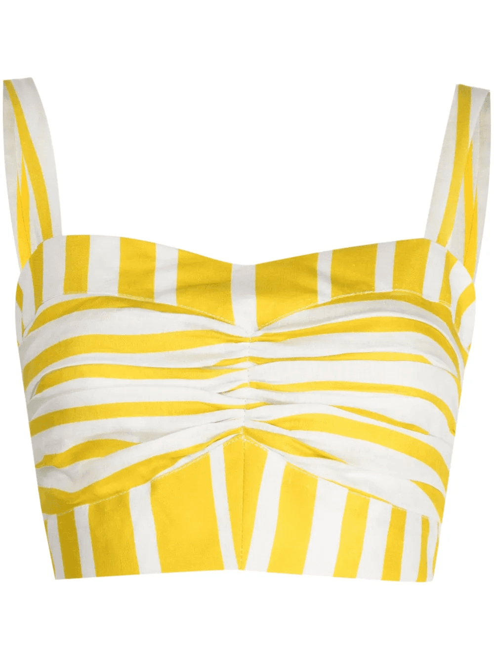 Sicily striped linen bustier top - Image 1