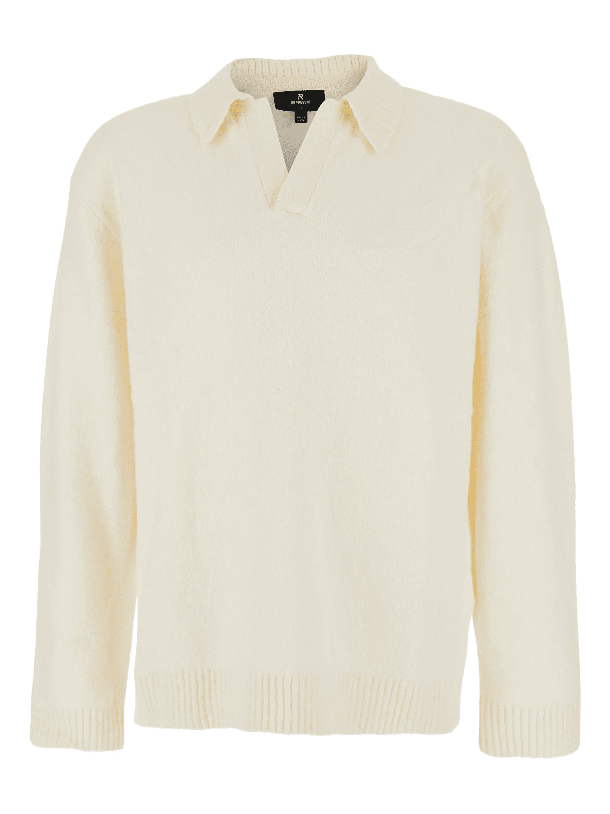 knitted polo sweater - Image 1