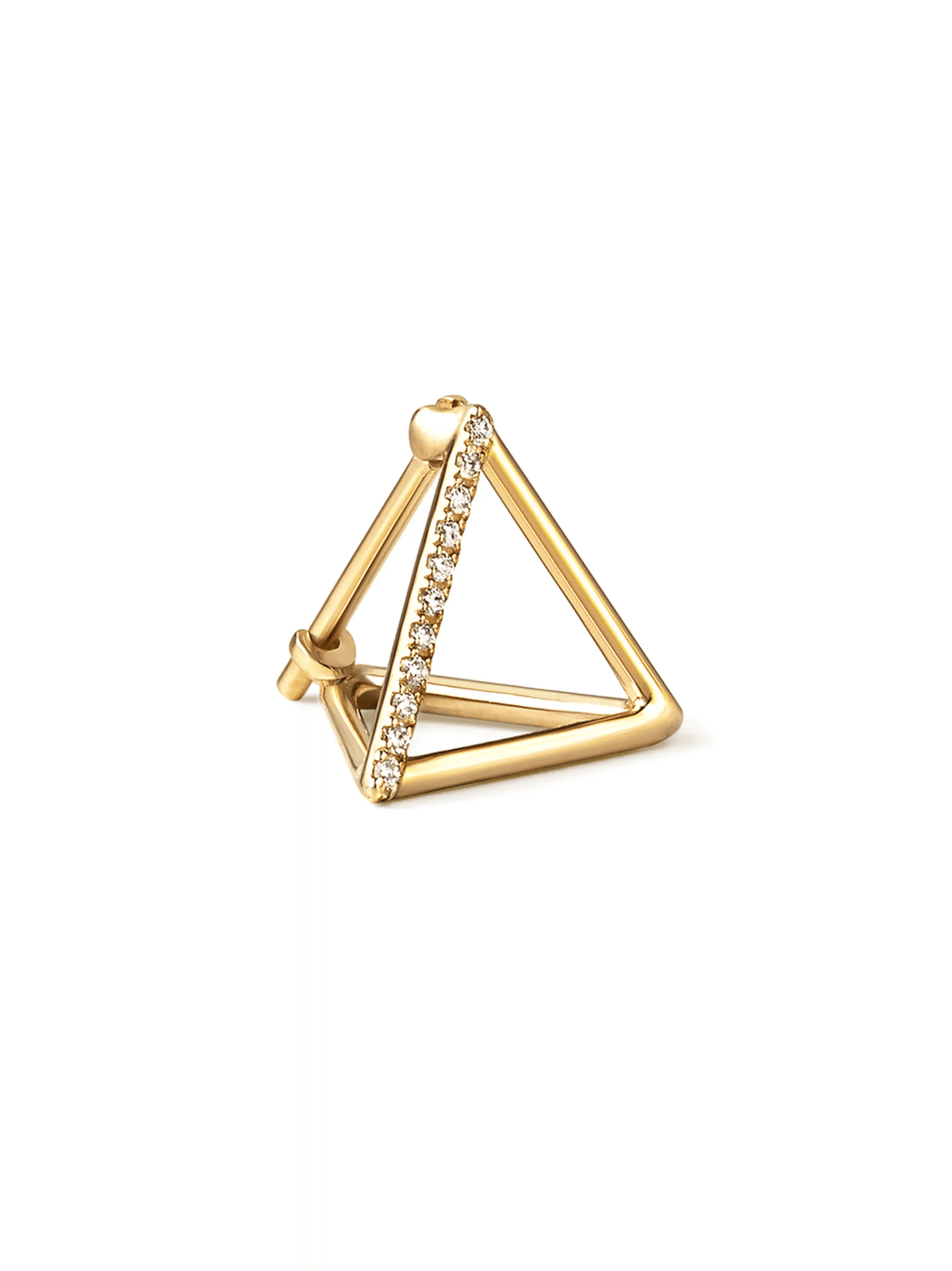 Diamond Triangle Earring 10 (01) - Image 1