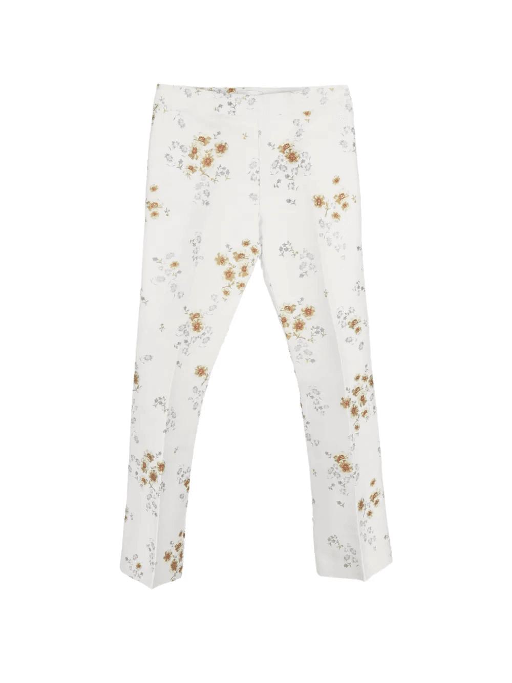floral-jacquard trousers - Image 1