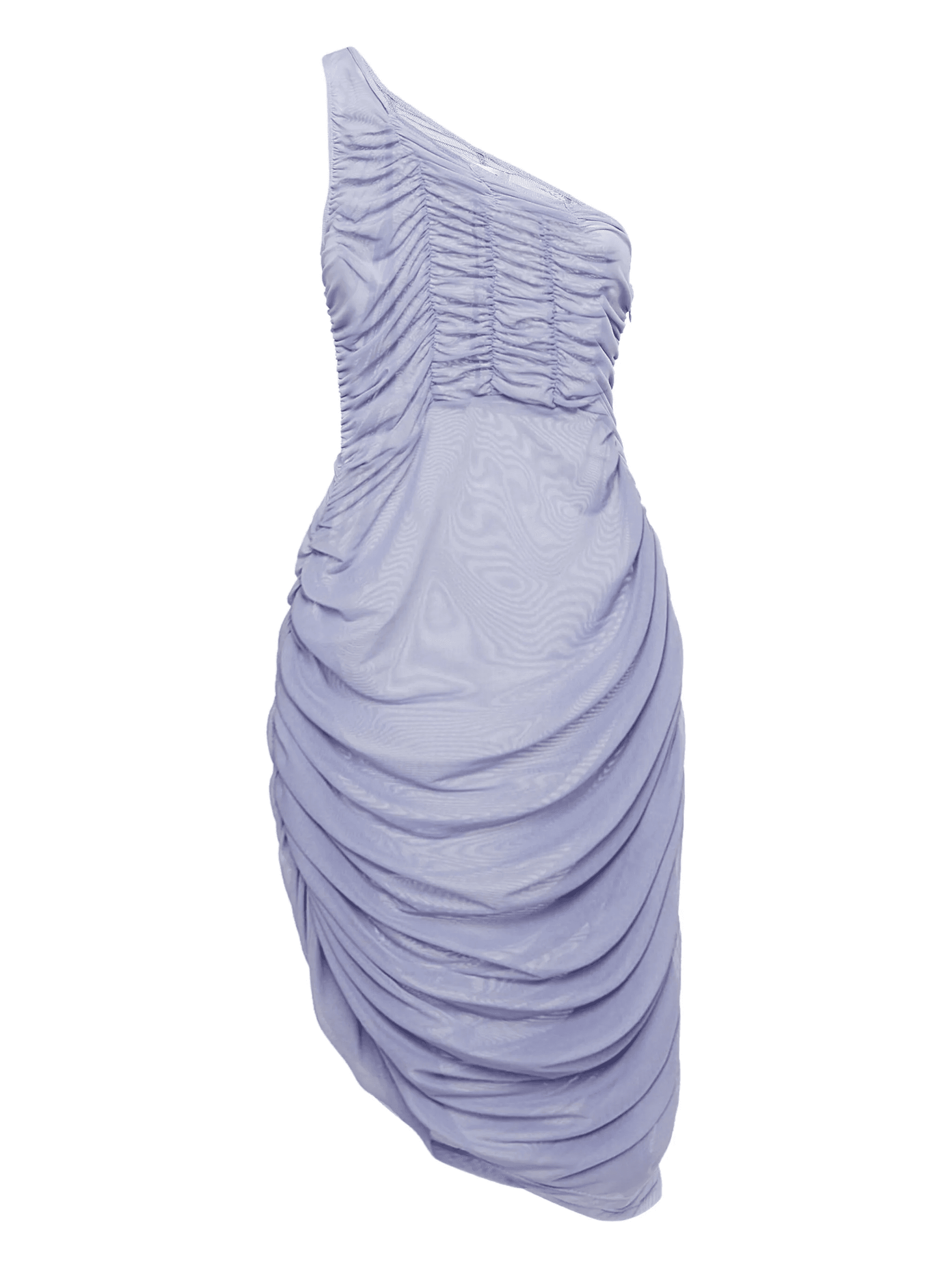 ruched one-shoulder mini dress - Image 1