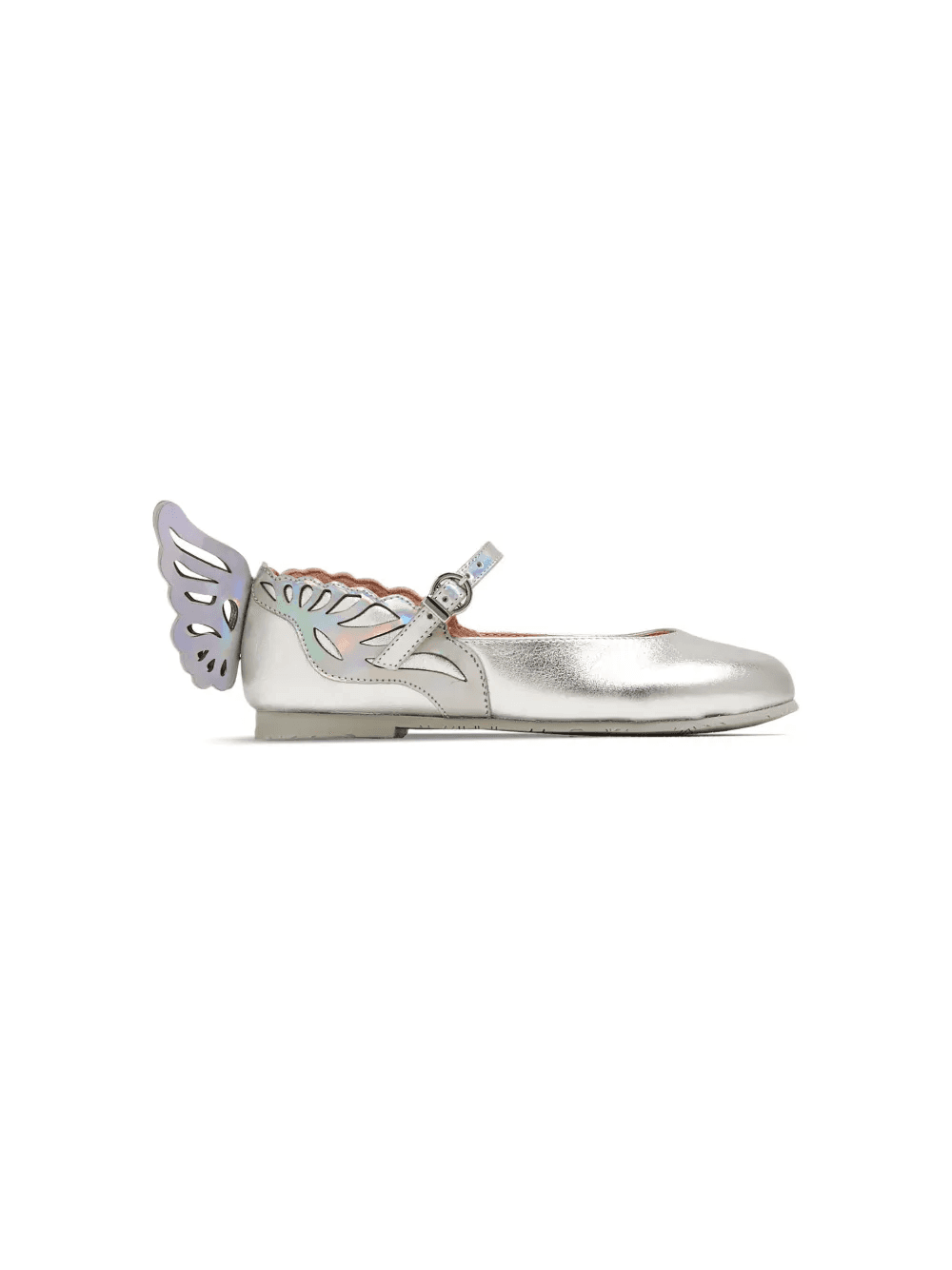 Heavenly wing-appliqué leather sandals - Image 1