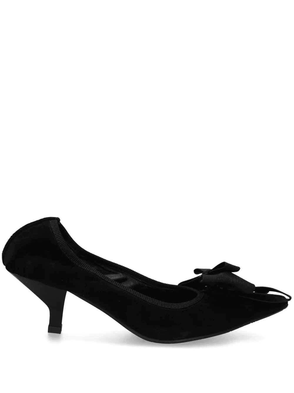 50mm bow-detail kitten-heel pumps - Image 1