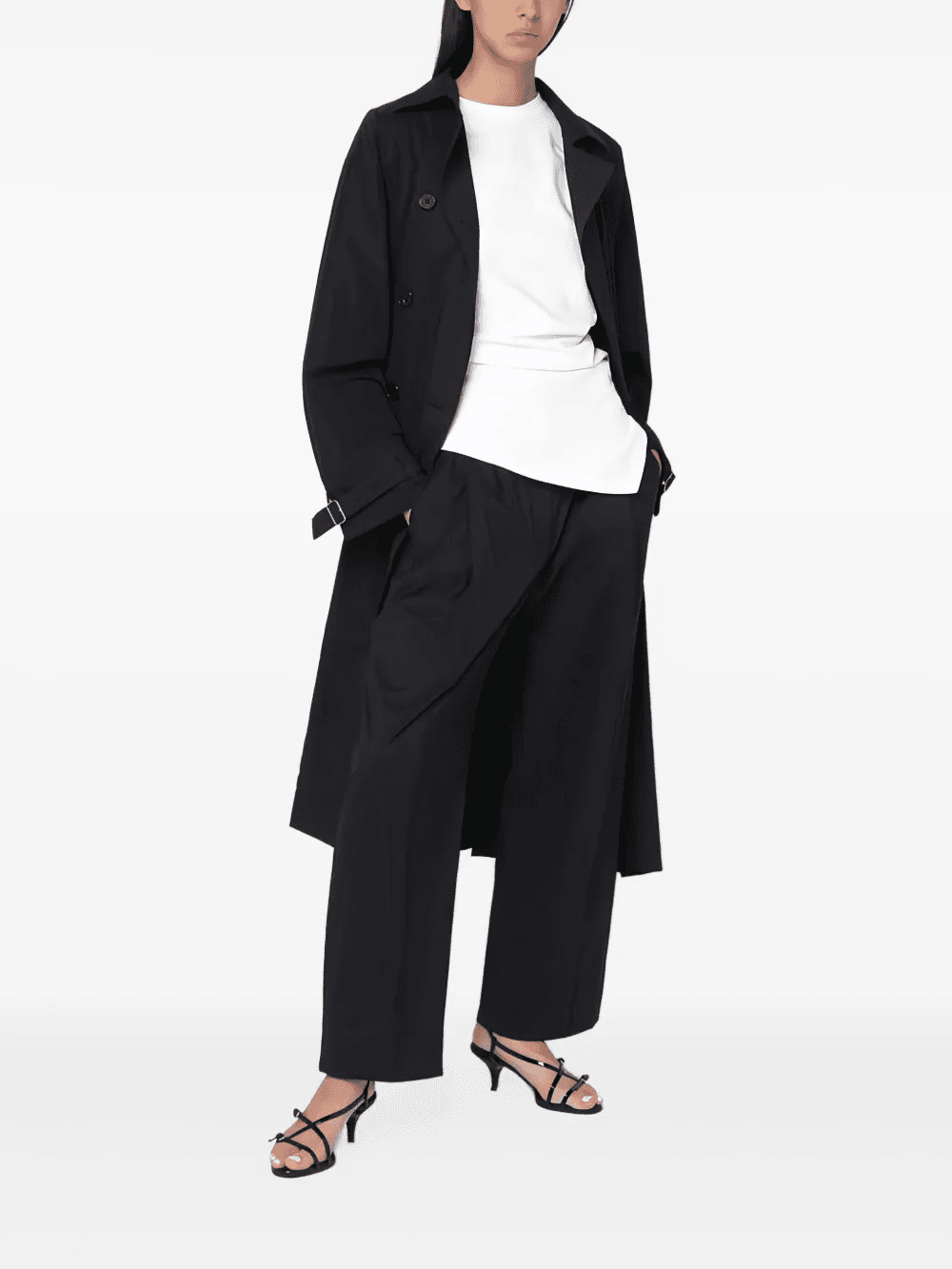 double-breasted coat - Image 1