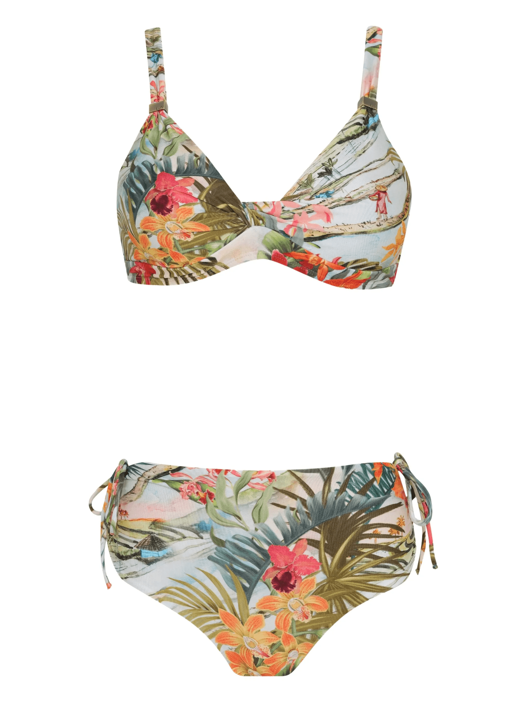 Marcela tropical-print bikini - Image 1