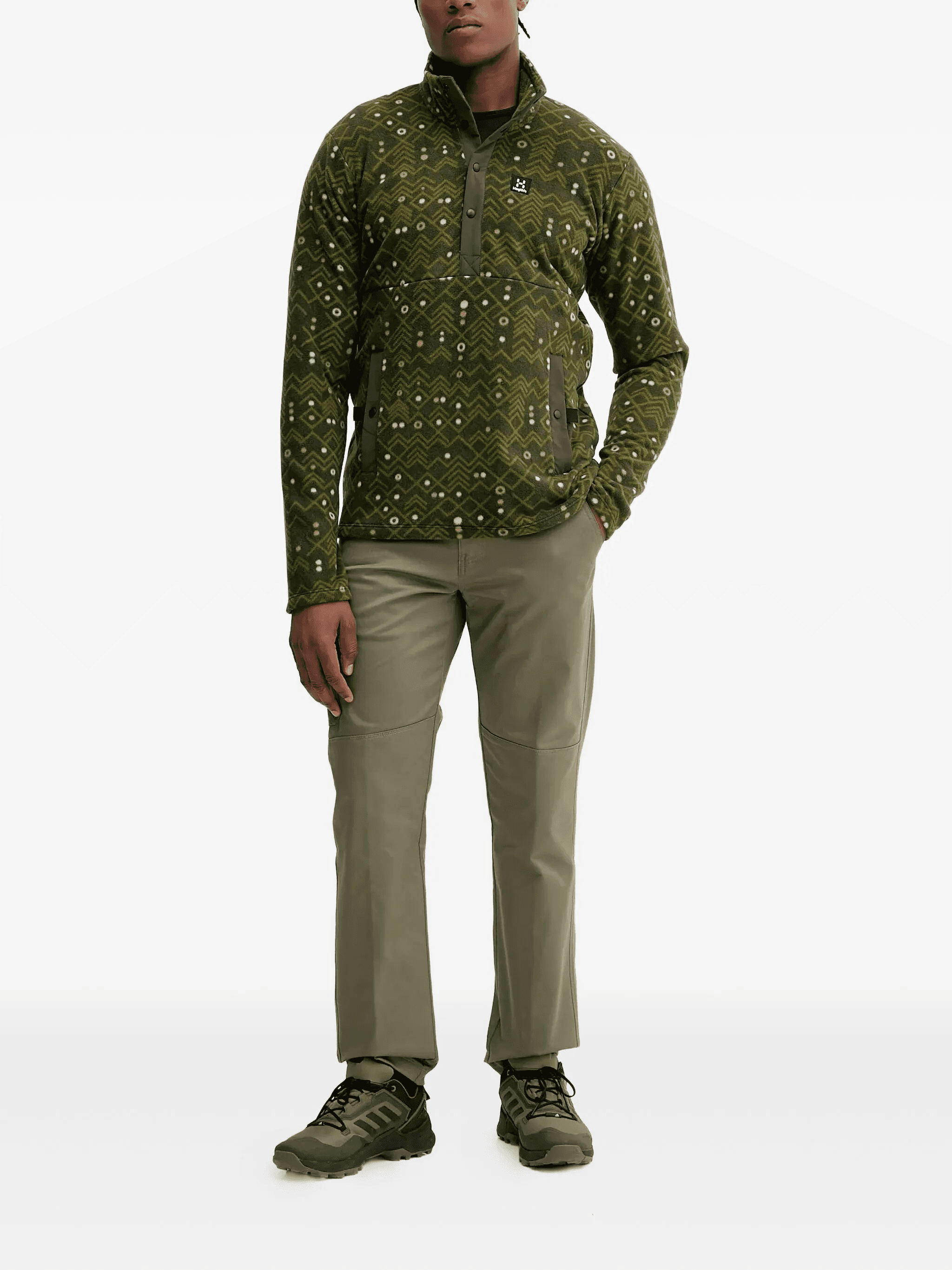 Mora button-down patterned sweatshirt - Image 1