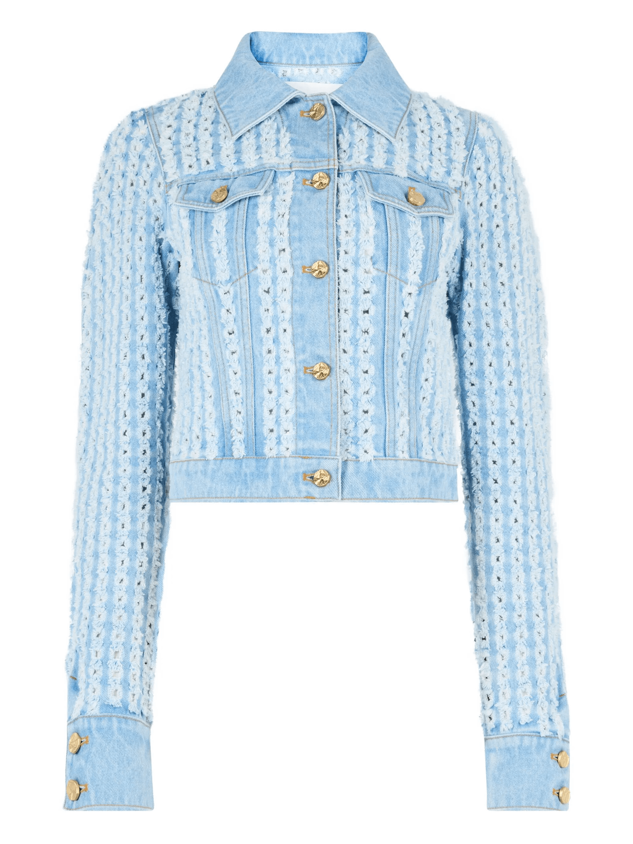buttoned denim jacket - Image 1