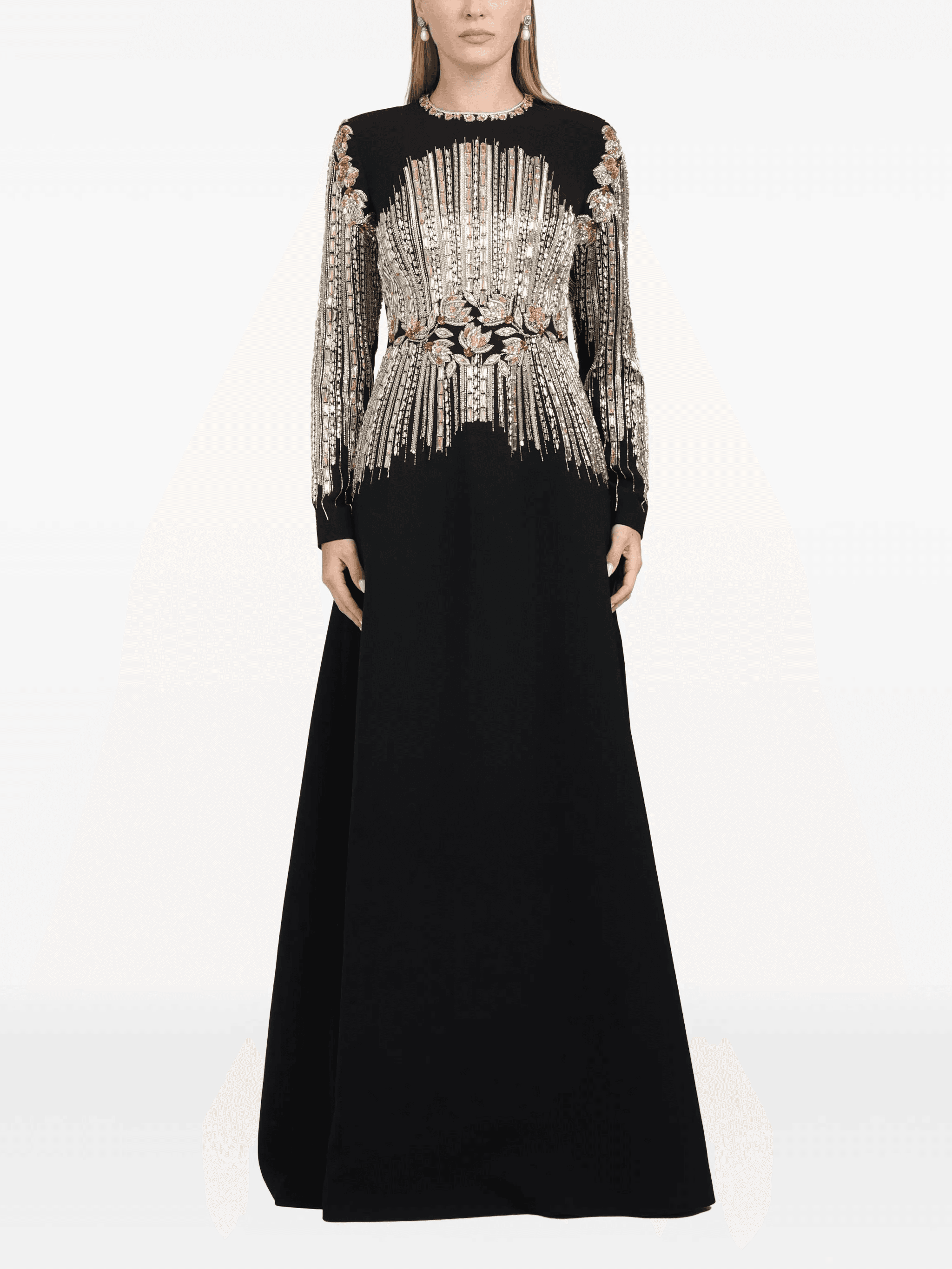 crystal-embellished maxi dress - Image 1