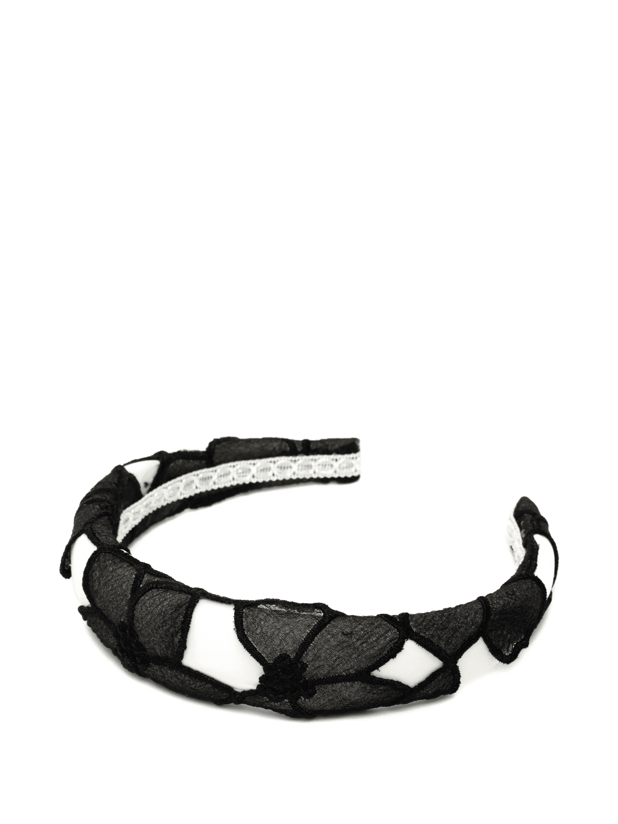 two-tone floral headband - Image 1