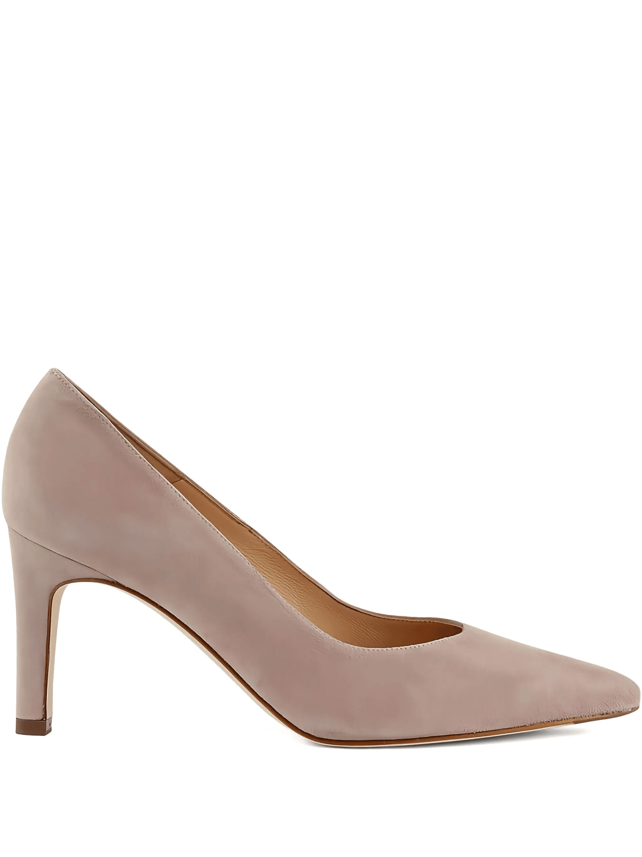 pointed-toe suede pumps - Image 1