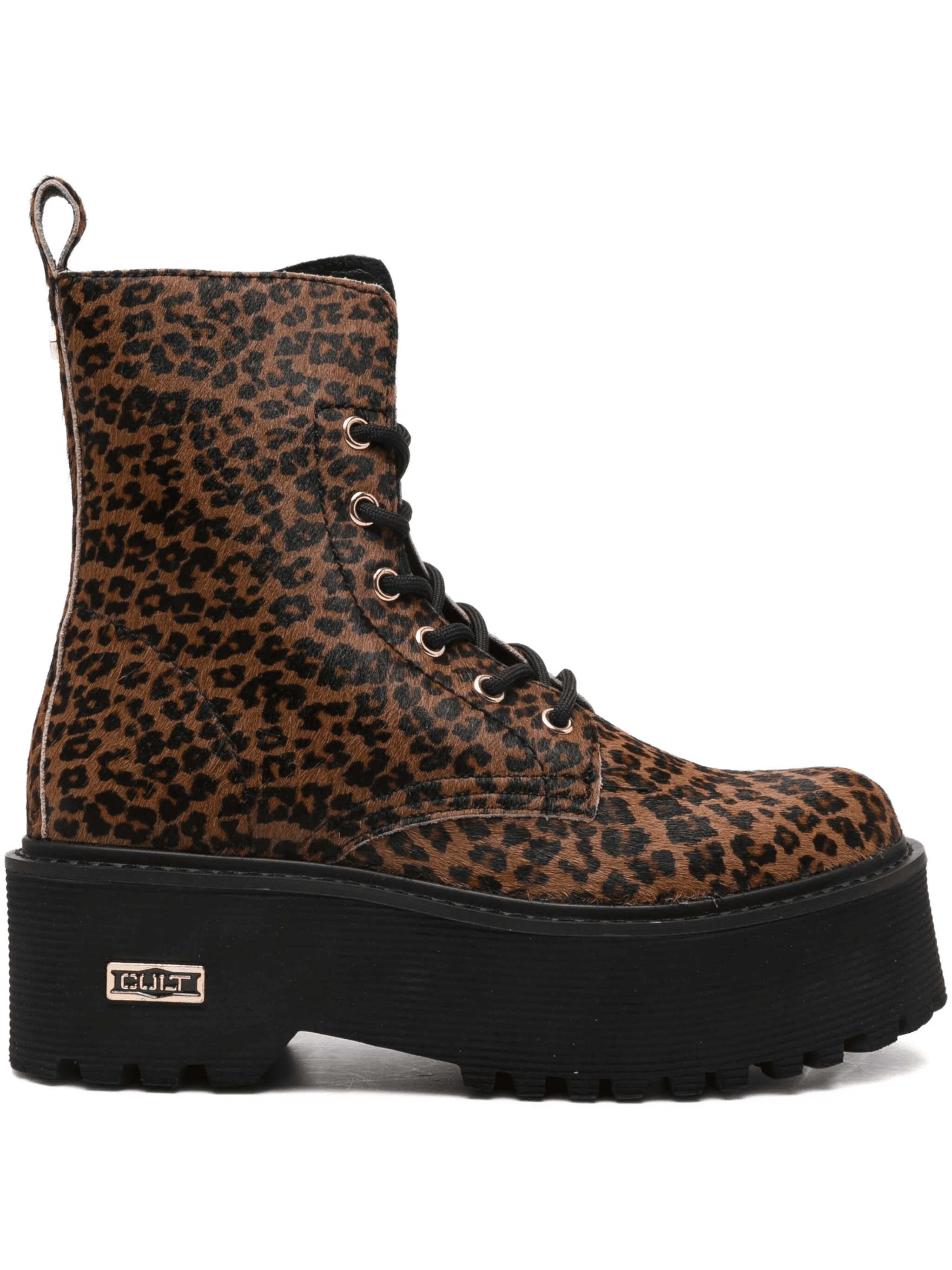 leopard-print boots - Image 1