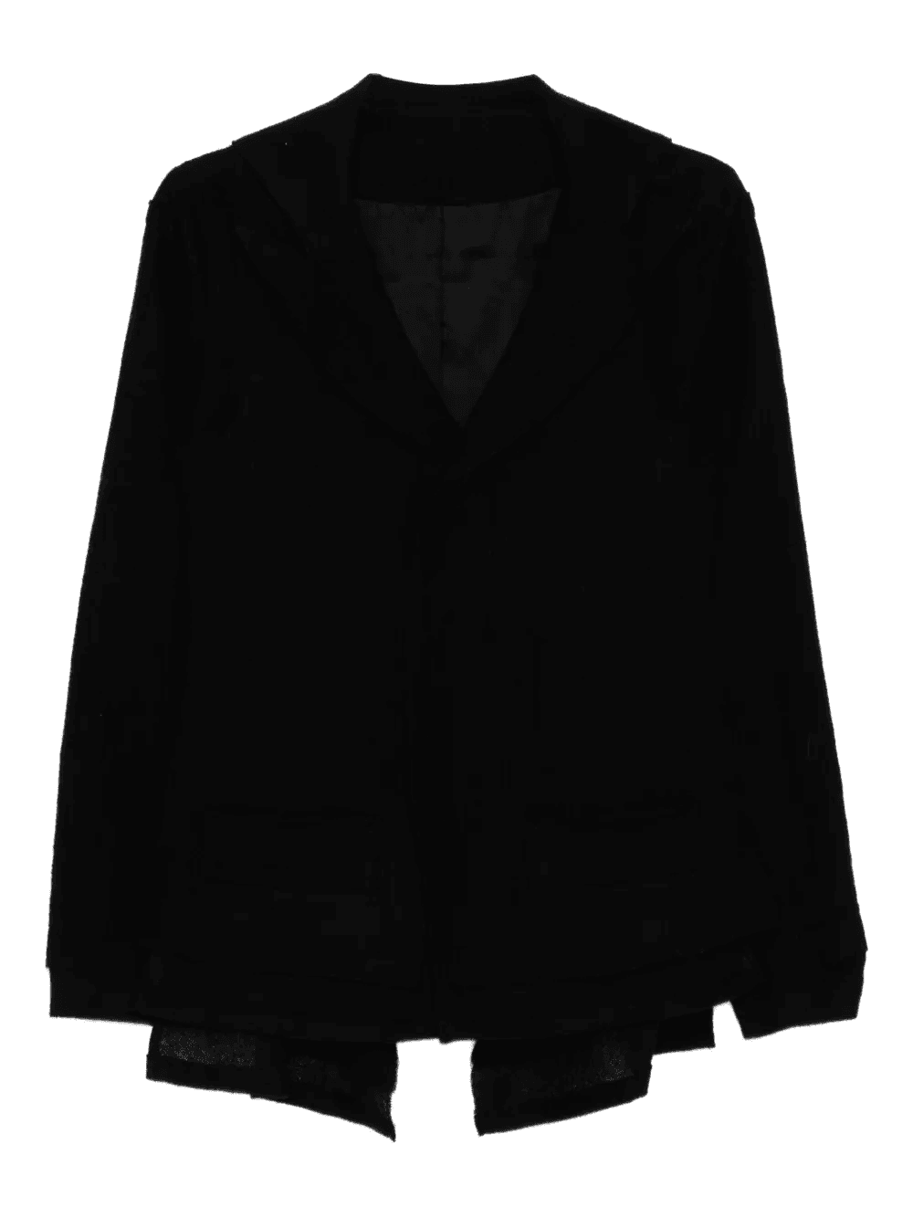 wool gauze layered blazer - Image 1