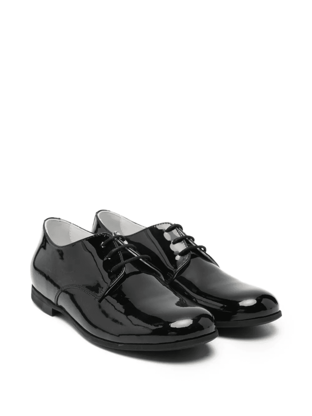lace-up leather loafers - Image 1