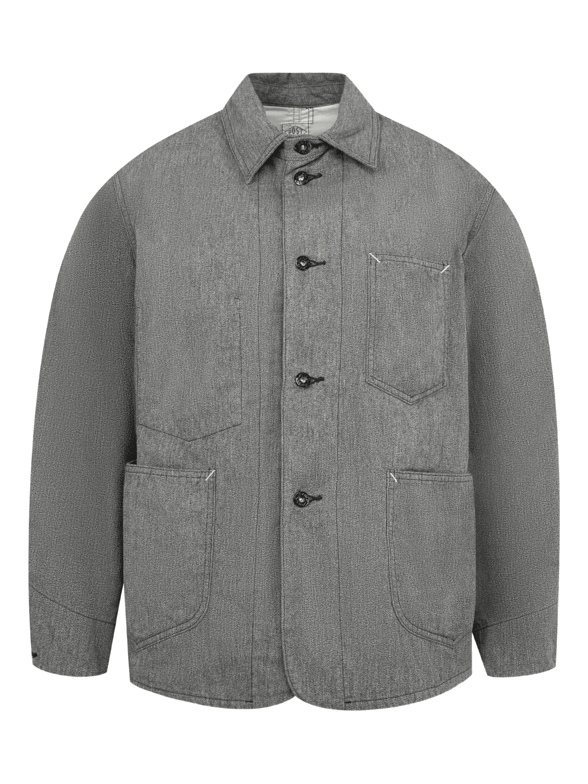 Post 46-W button-fastening shirt jacket - Image 1