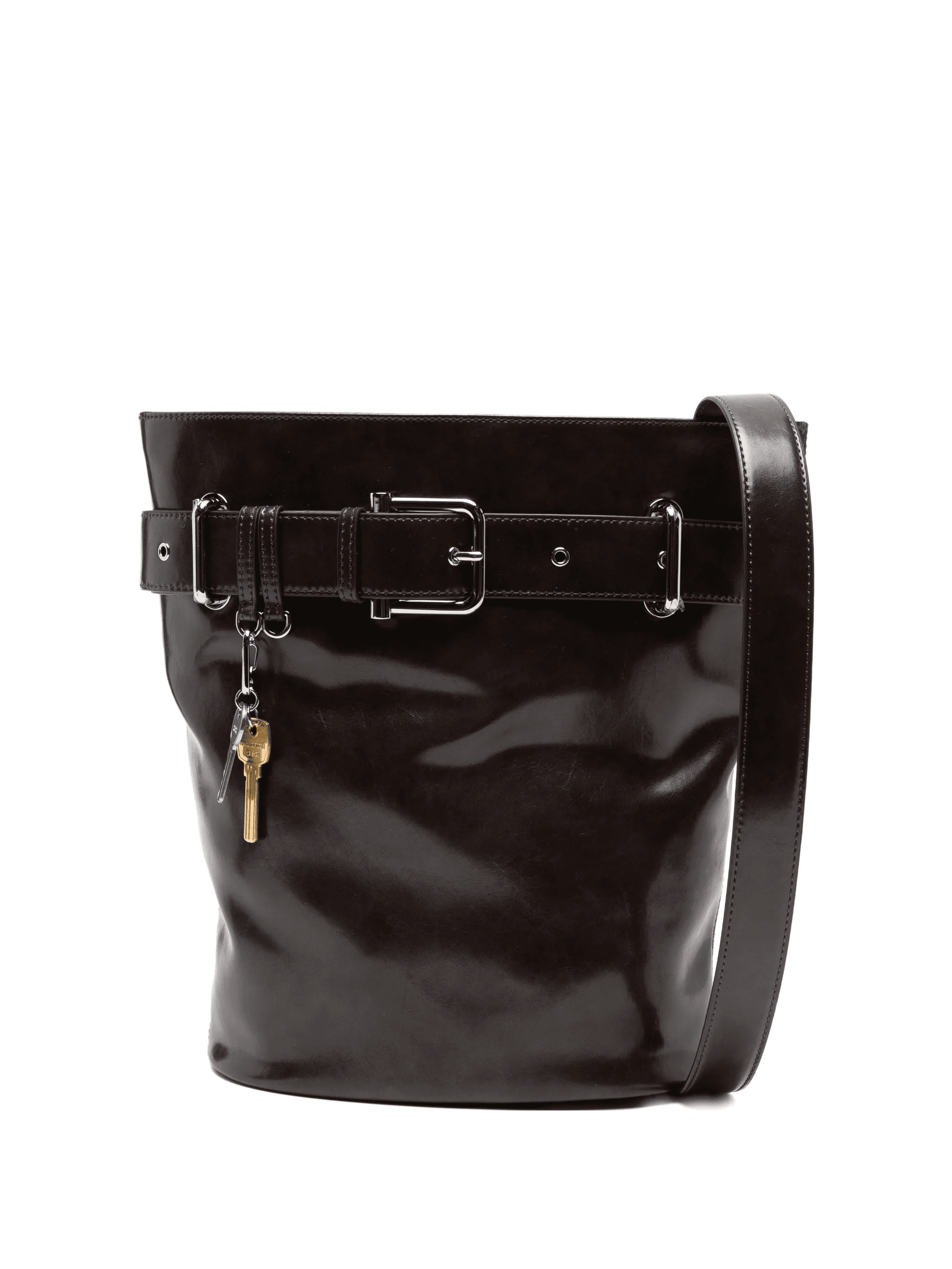 belted bucket bag - Image 1