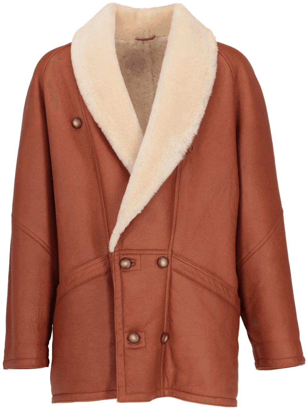 1980s shearling coat - Image 1