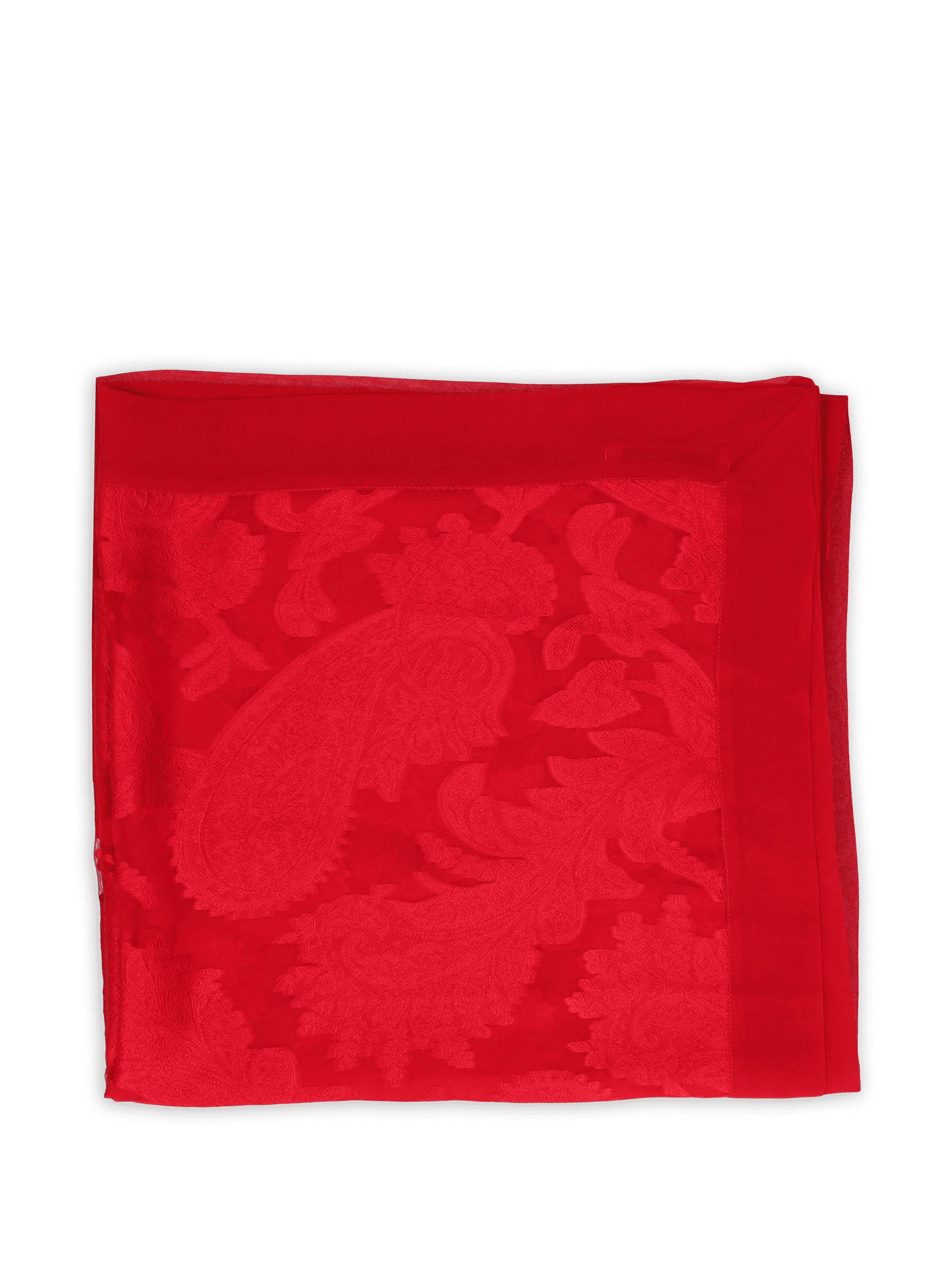 patterned silk scarf - Image 1