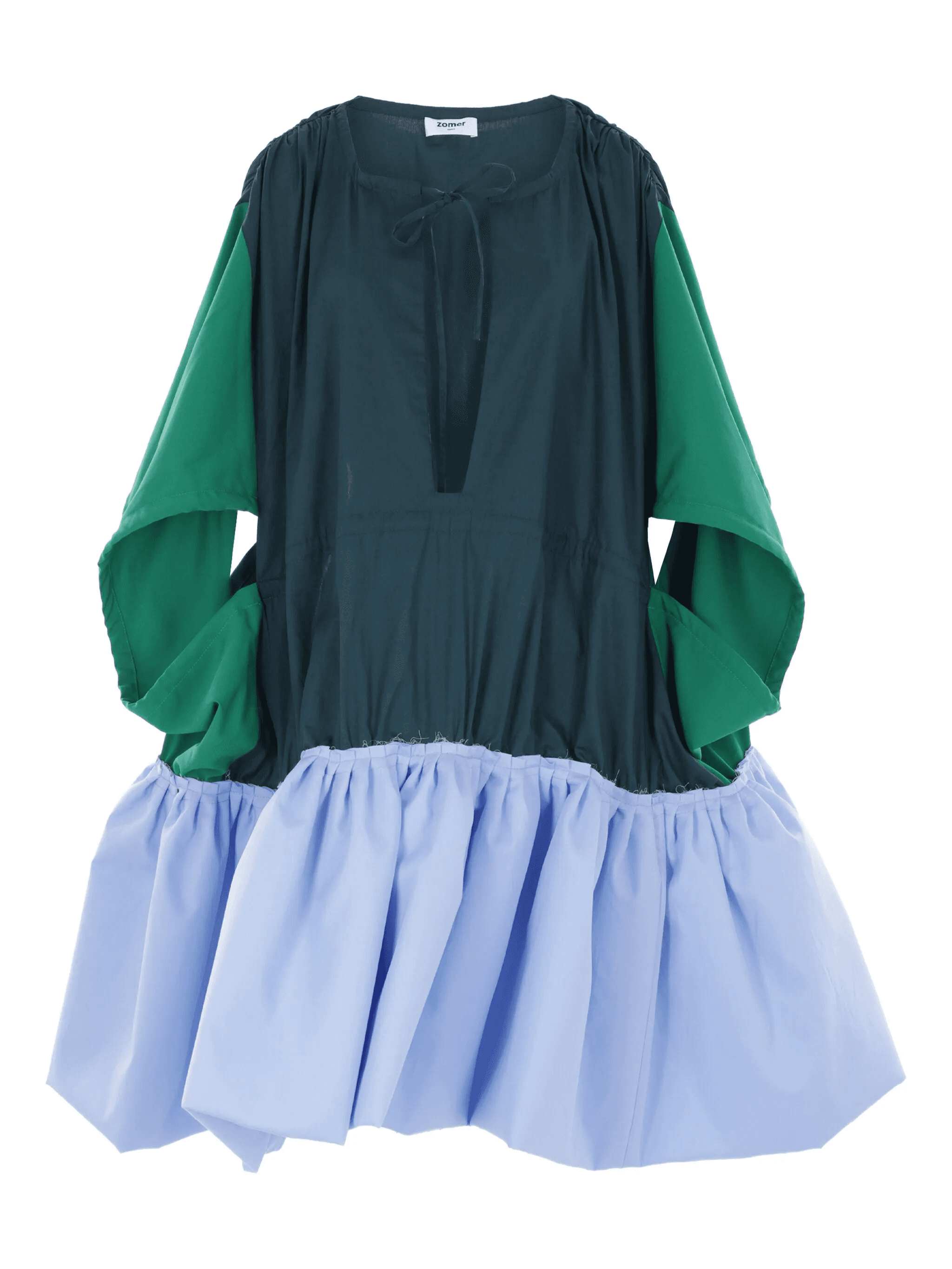 balloon ruffled mini dress - Image 1