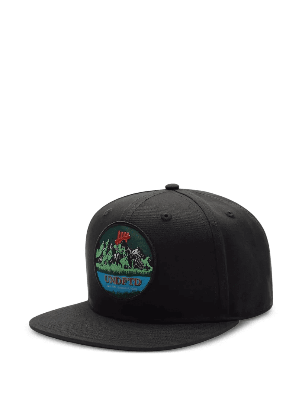 mountain-scene patch snapback cap - Image 1