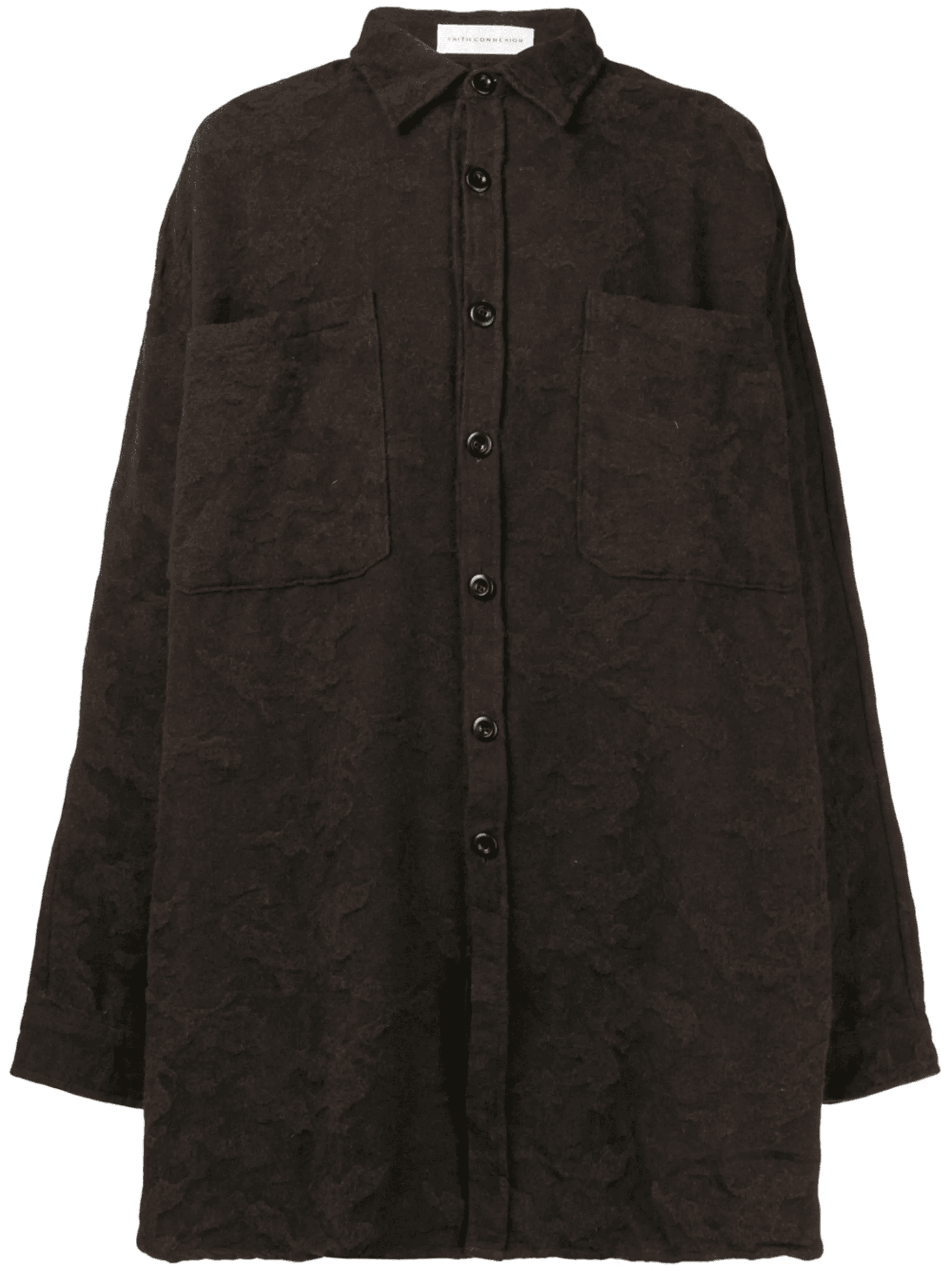 oversized textured shirt - Image 1