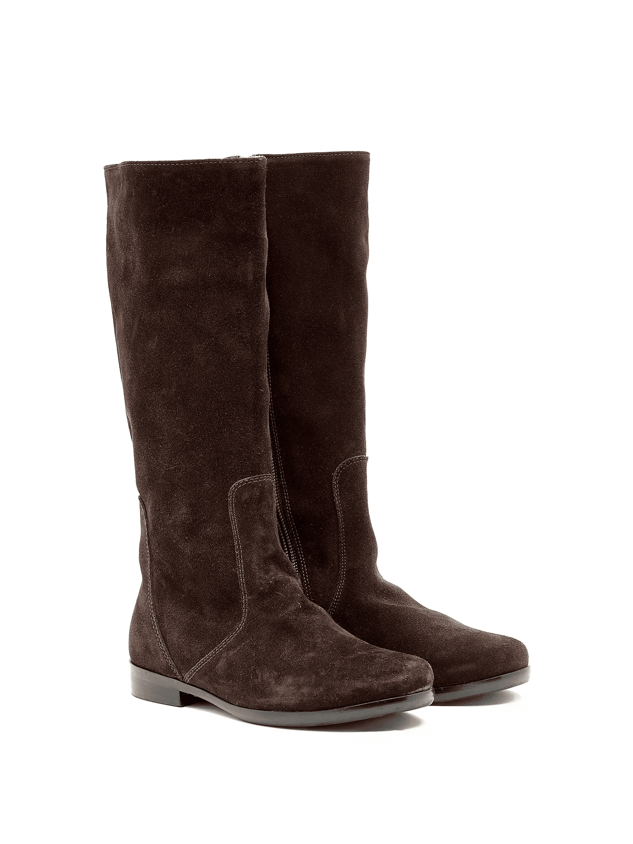 suede knee-high boots - Image 1