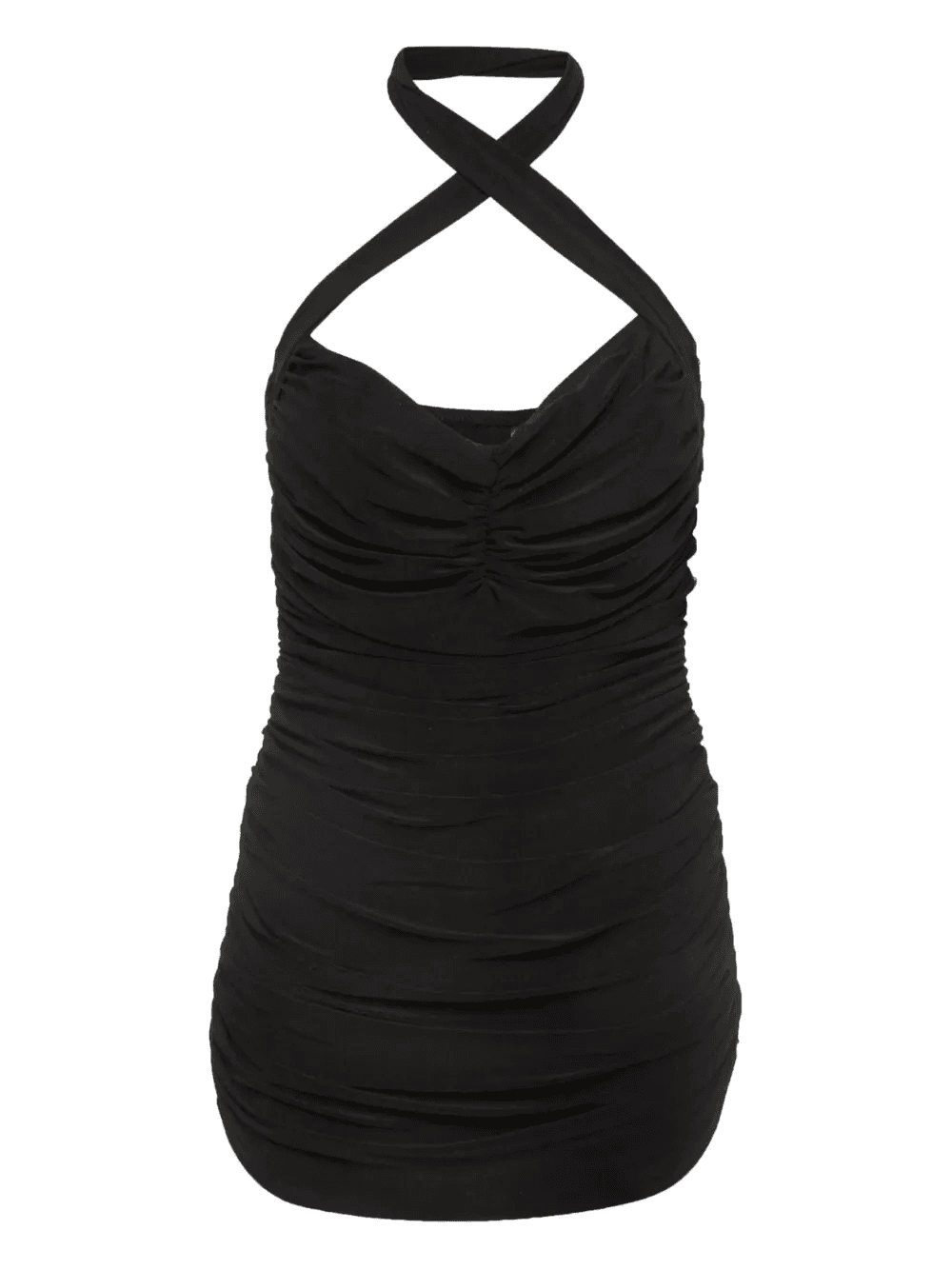 pre-owned Bill Mio gathered neckline swimsuit - Image 1