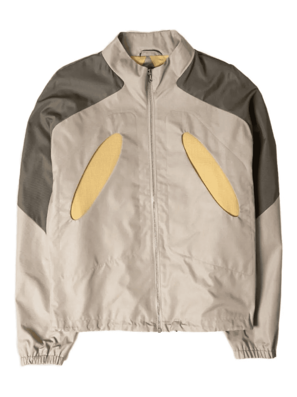 Aperture panelled zip-front jacket - Image 1