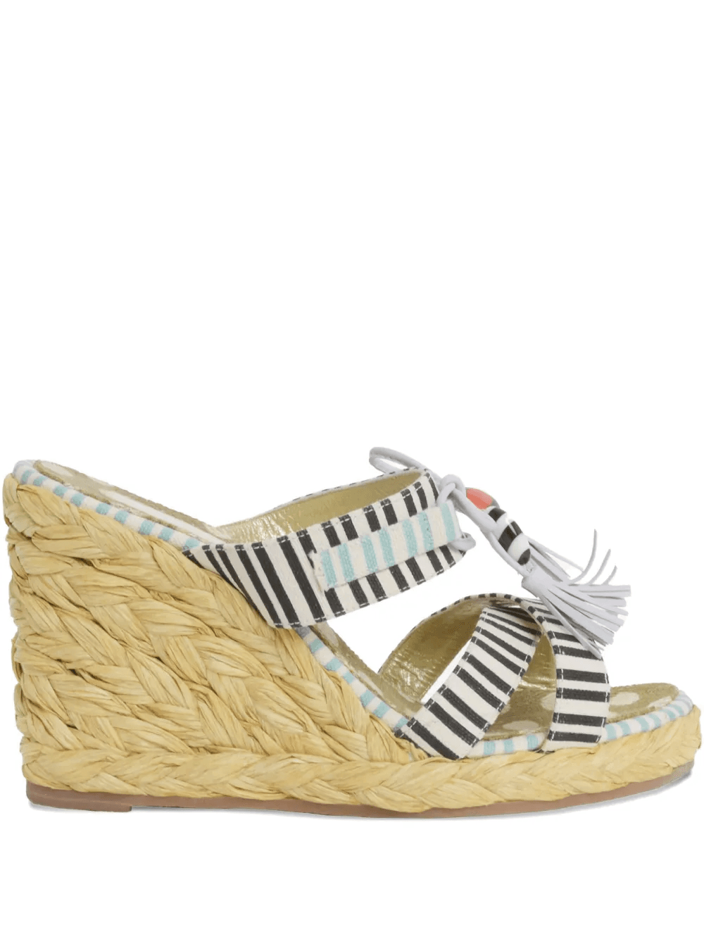 110mm striped sandals - Image 1