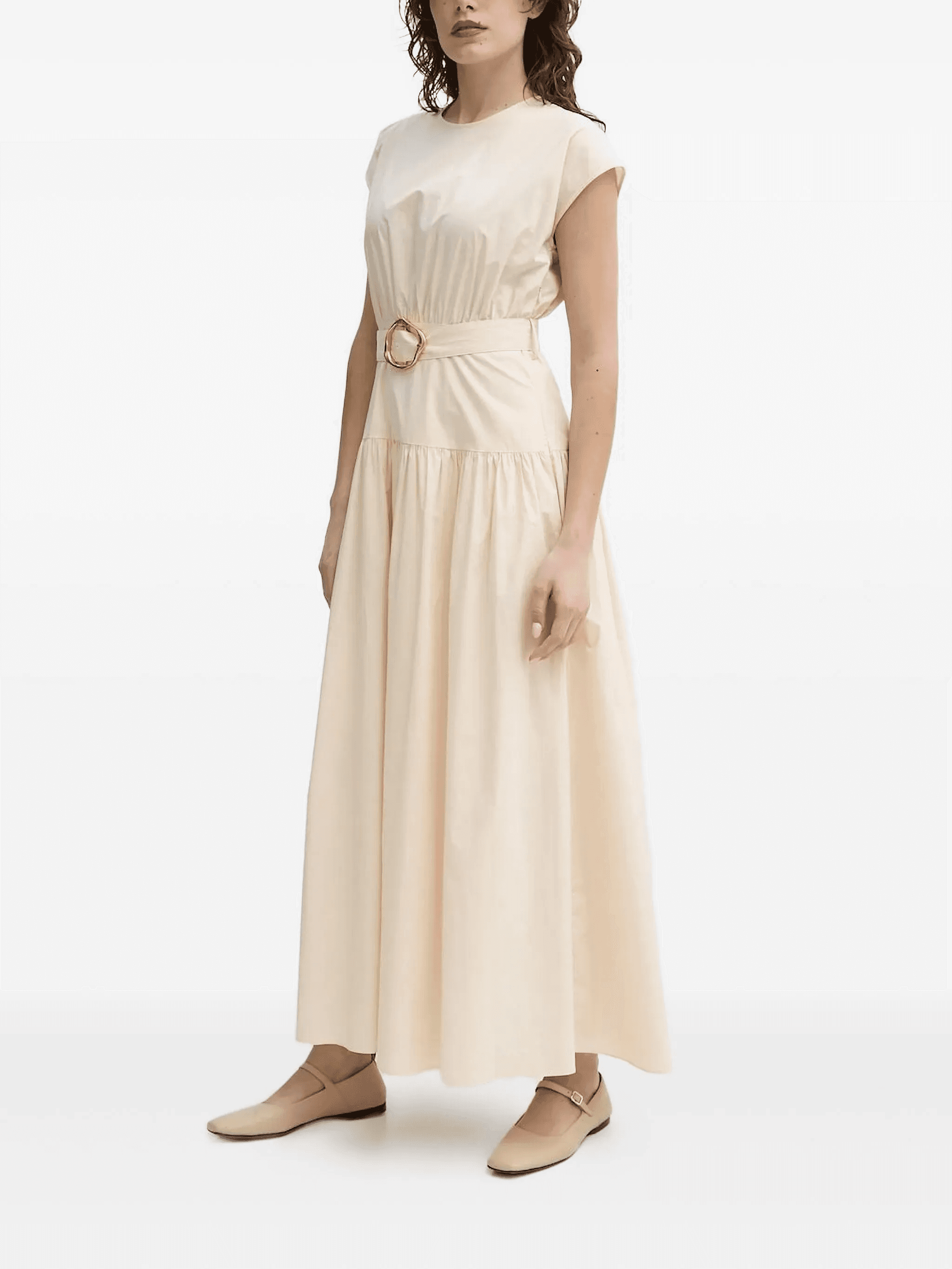 belted maxi dress - Image 1